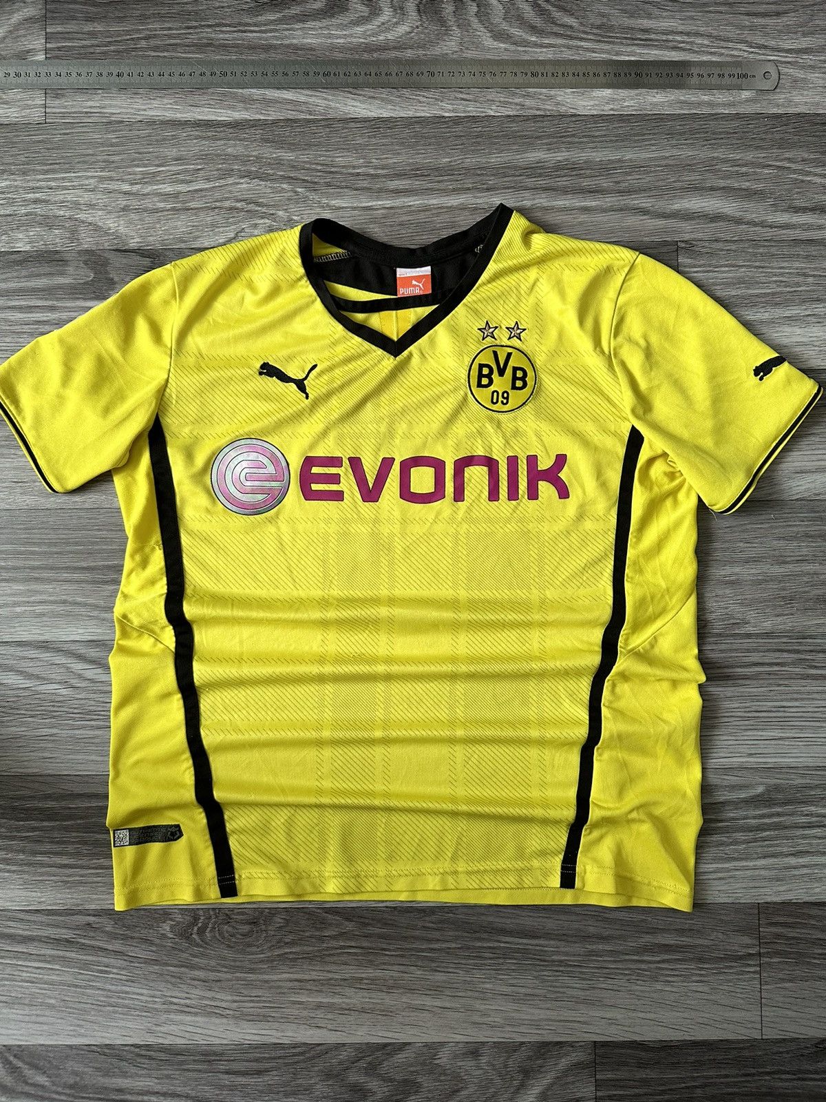 Puma × Soccer Jersey × Vintage PUMA BORUSSIA DORTMUND #18