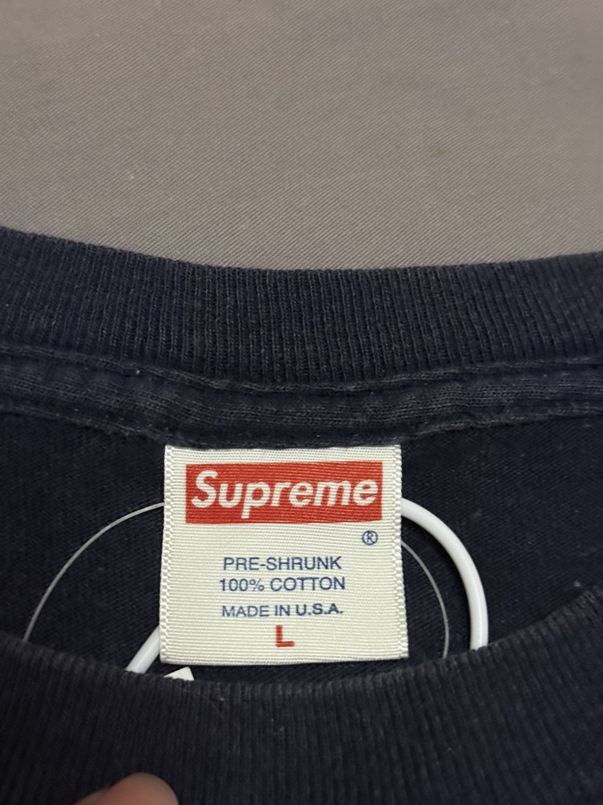 Supreme Supreme 911 box logo tee navy large Size US L / EU 52-54 / 3 - 4 Thumbnail