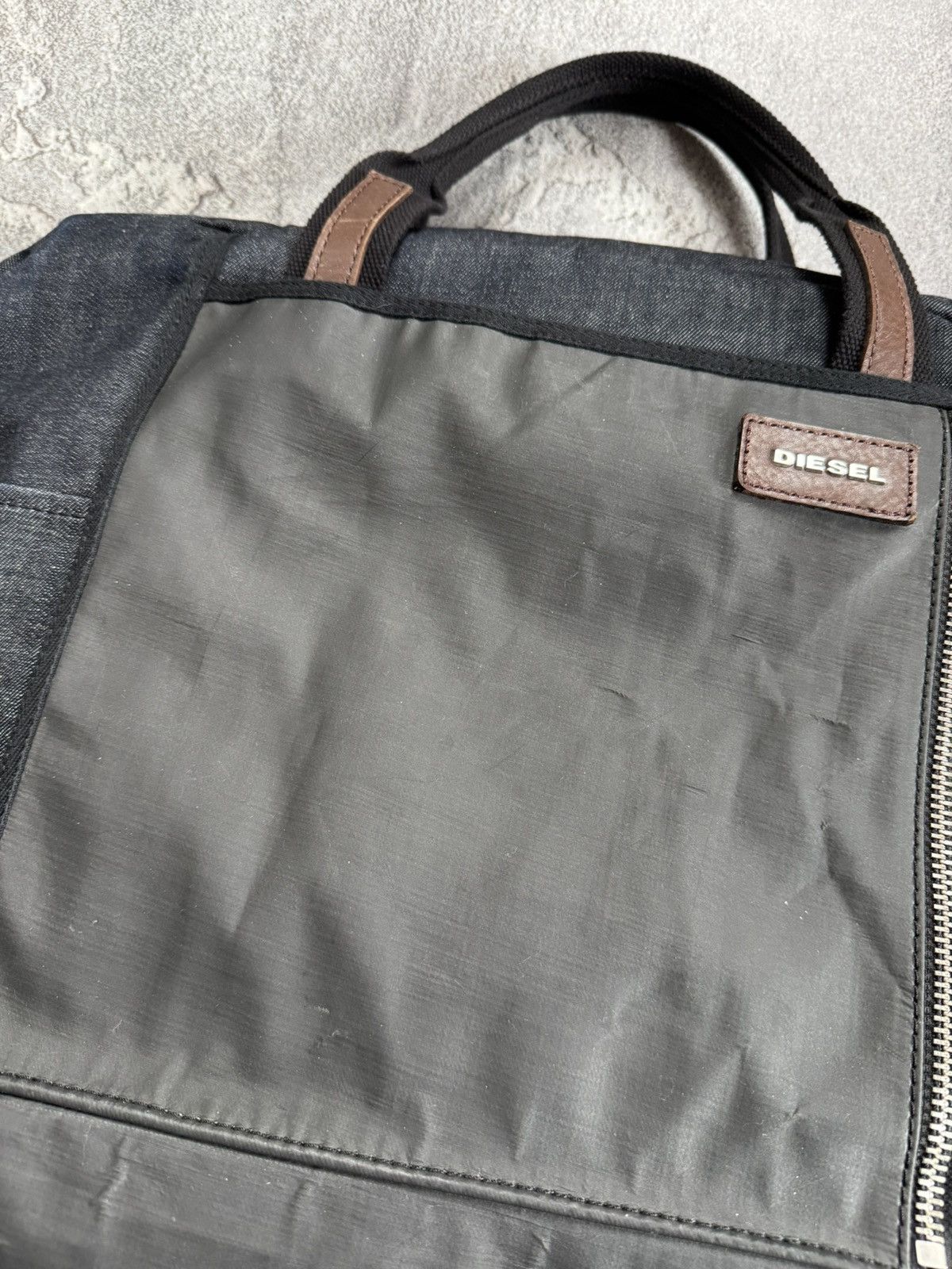 Diesel × Vintage Diesel big size travel bag handbag Y2K denim Size ONE SIZE - 5 Thumbnail