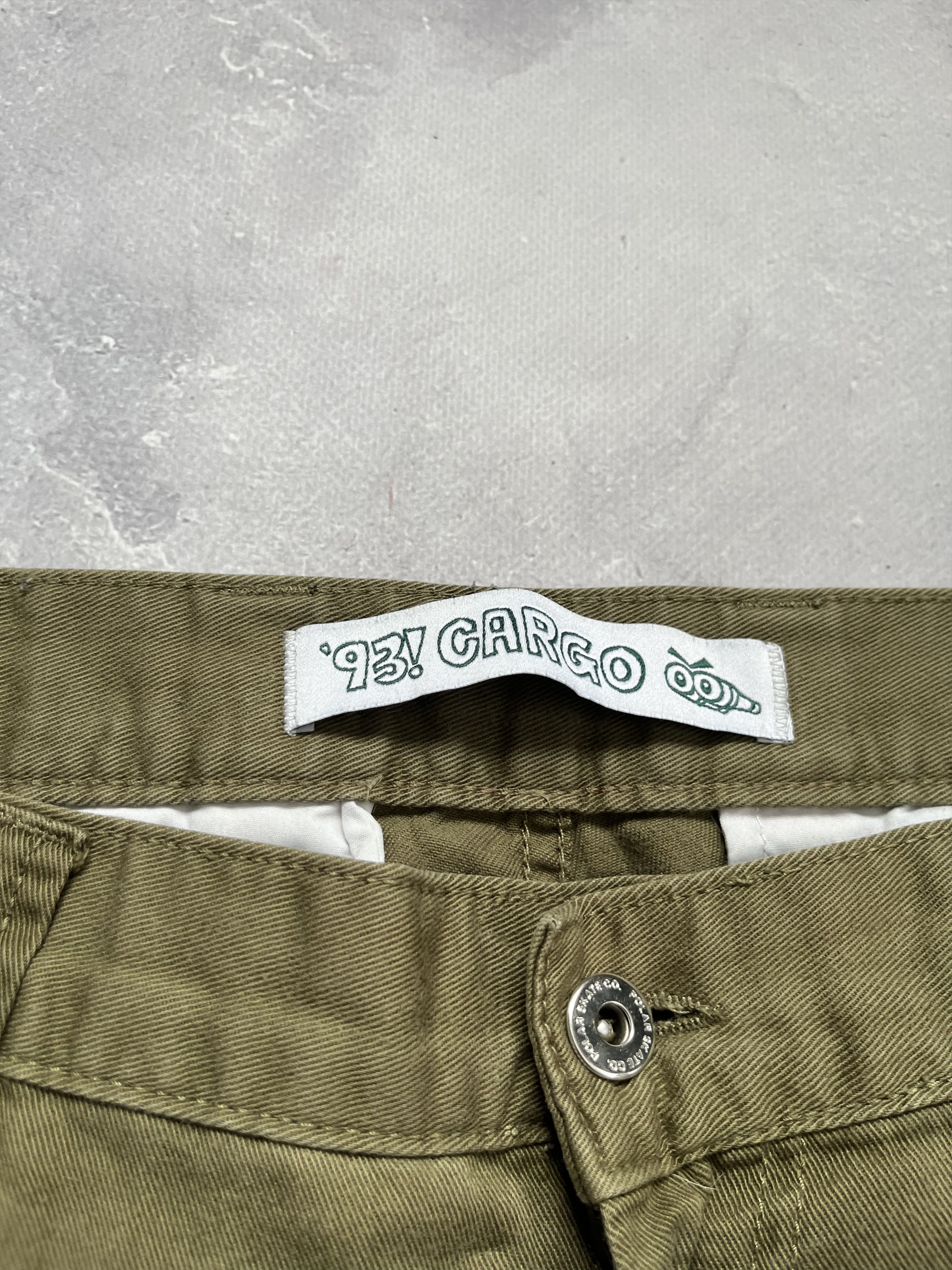 Polar Skate Co. Polar Skate Company 93 Cargo Pants Khaki Green Jeans Size US 34 / EU 50 - 7 Thumbnail