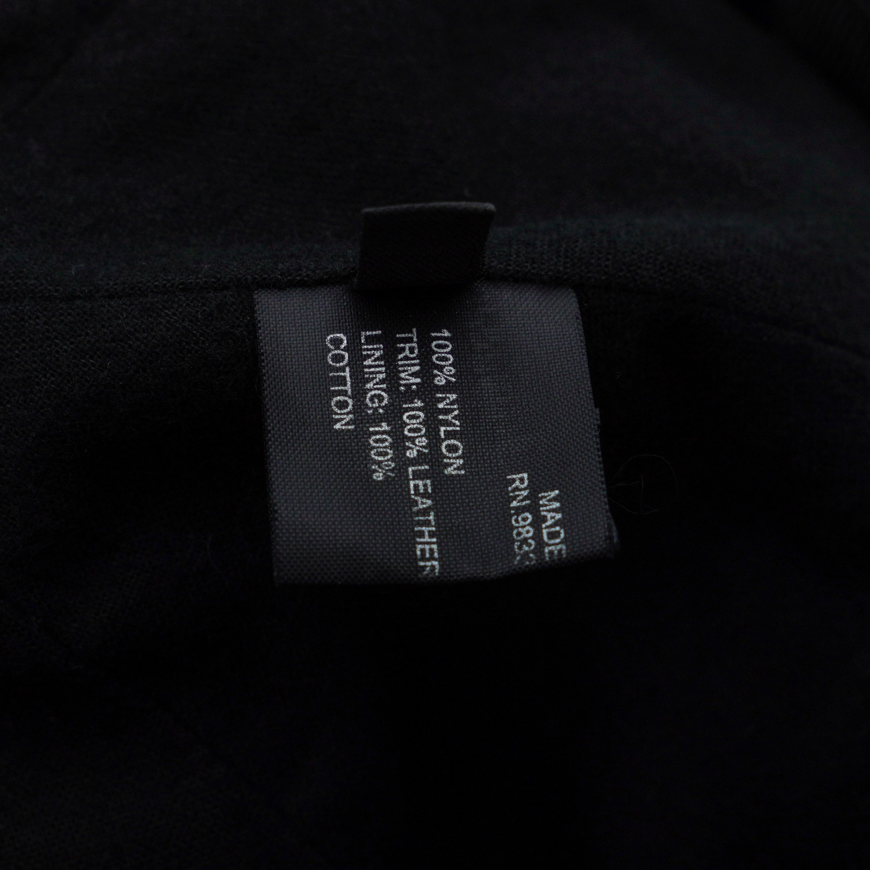 Prada Vintage Prada Black Nylon Embroidered Logo Baseball Cap Size ONE SIZE - 9 Thumbnail