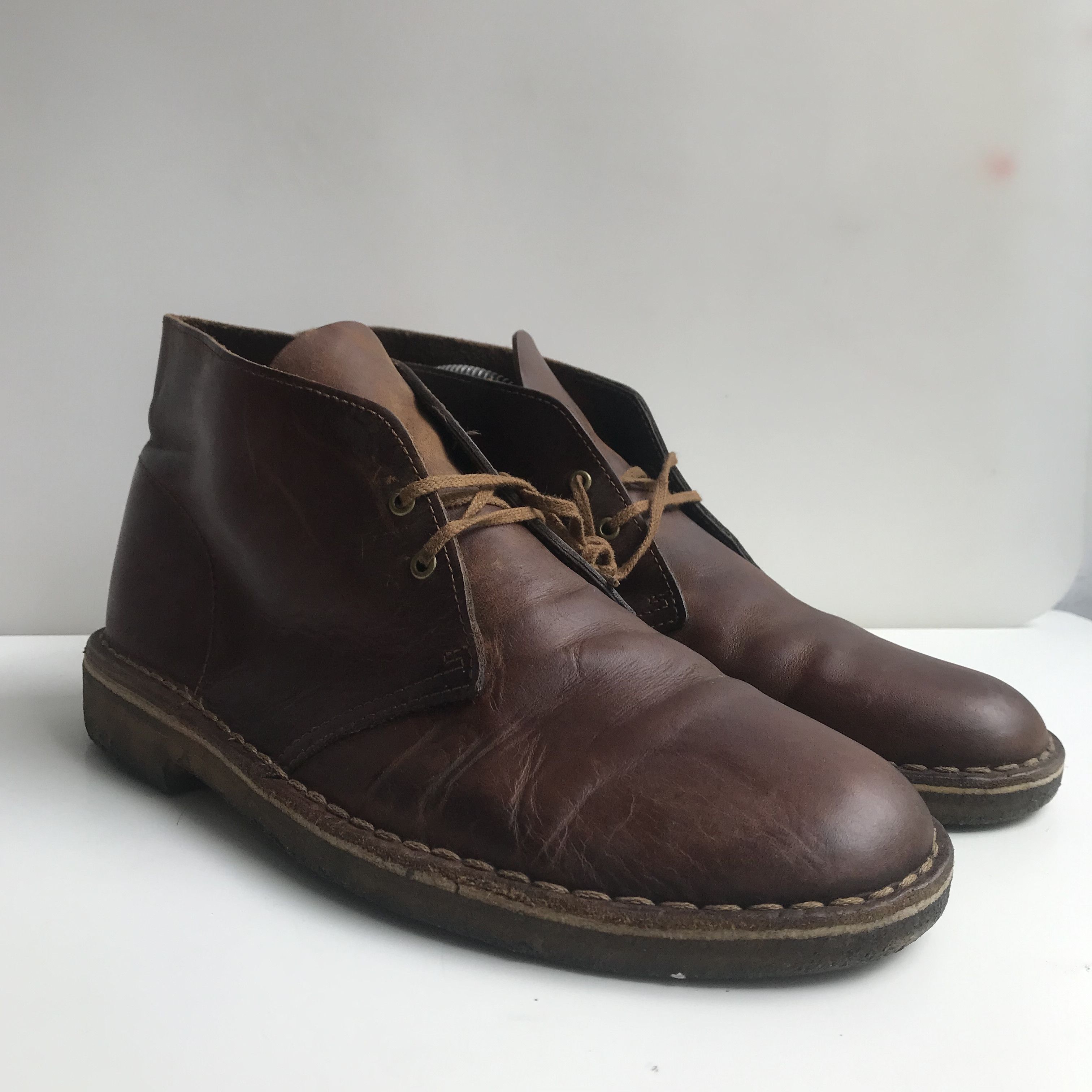 Clarks Vintage Mk1 Clarks Dessert Boots Brown crazy horse leather9u Size US 10 / EU 43 - 3 Thumbnail