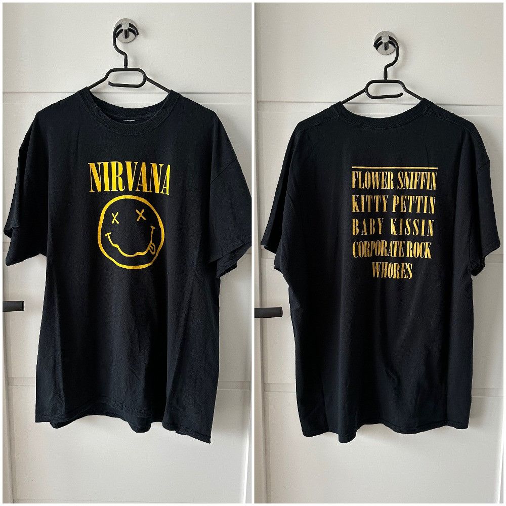 Band Tees 2017 Nirvana band tee shirt short sleeve Size US XL / EU 56 / 4 - 1 Thumbnail