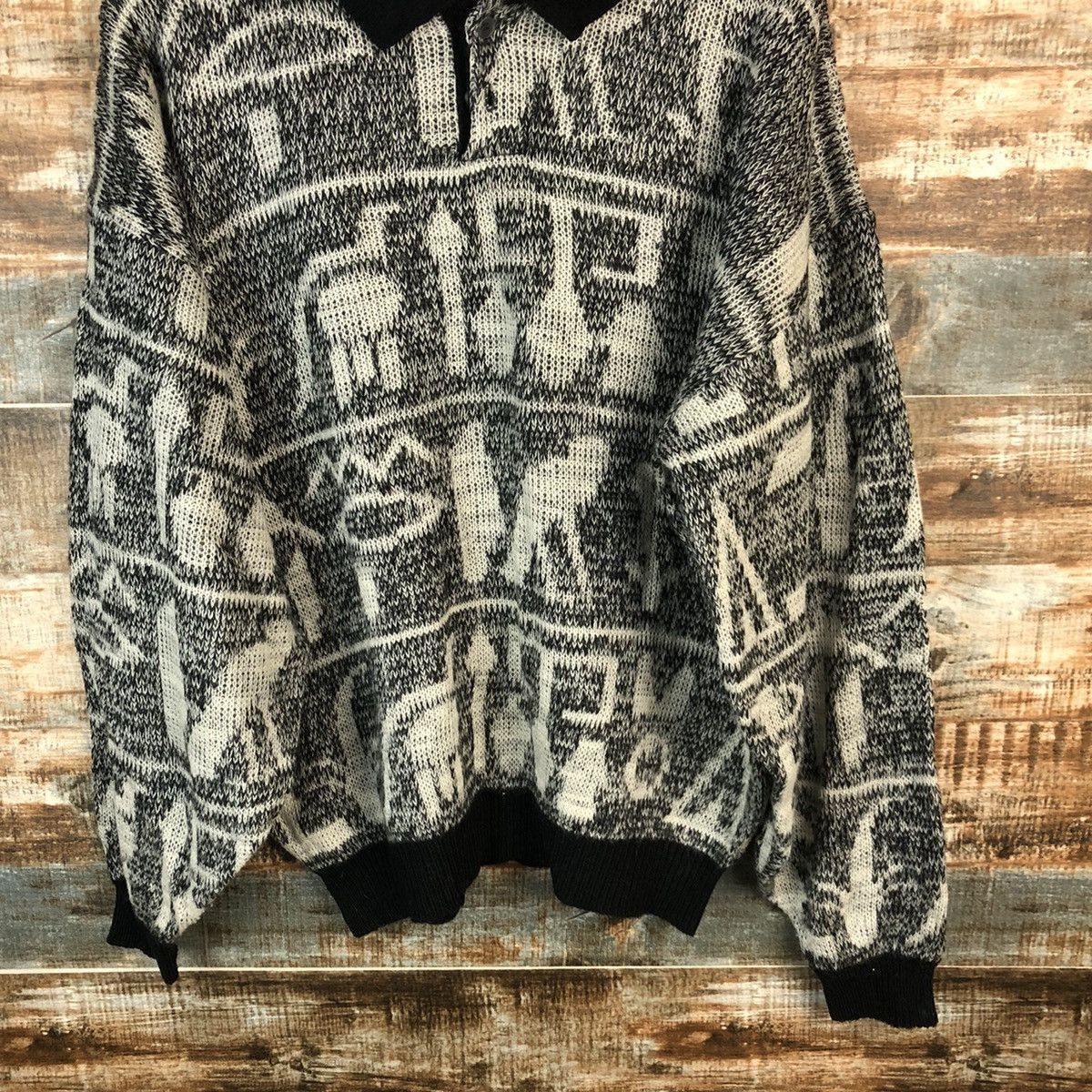 Homespun Knitwear × Japanese Brand La Fiori White Sweatshirt knitwear vintage #A1471 Size US XL / EU 56 / 4 - 3 Thumbnail