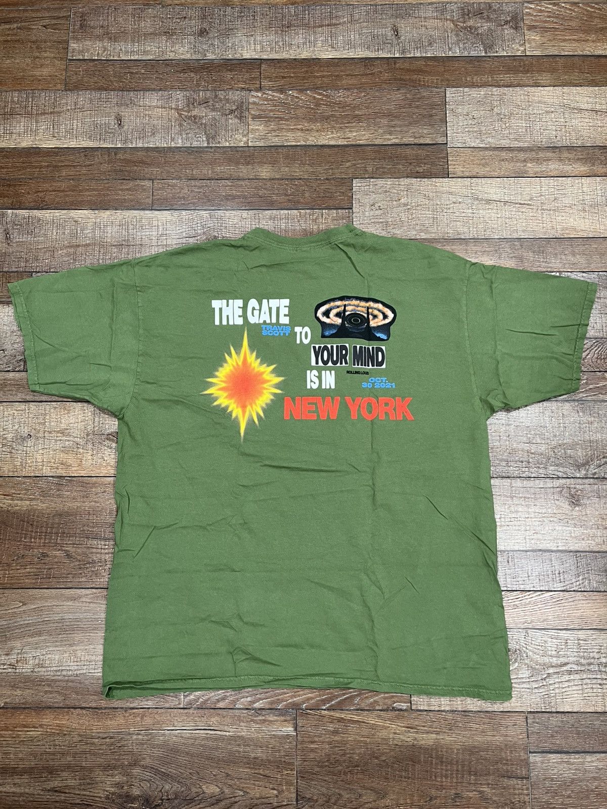 Travis Scott Travis Scott Rolling Loud NYC 2021 Utopia Portal Tee Size XL Size US XL / EU 56 / 4 - 2 Thumbnail