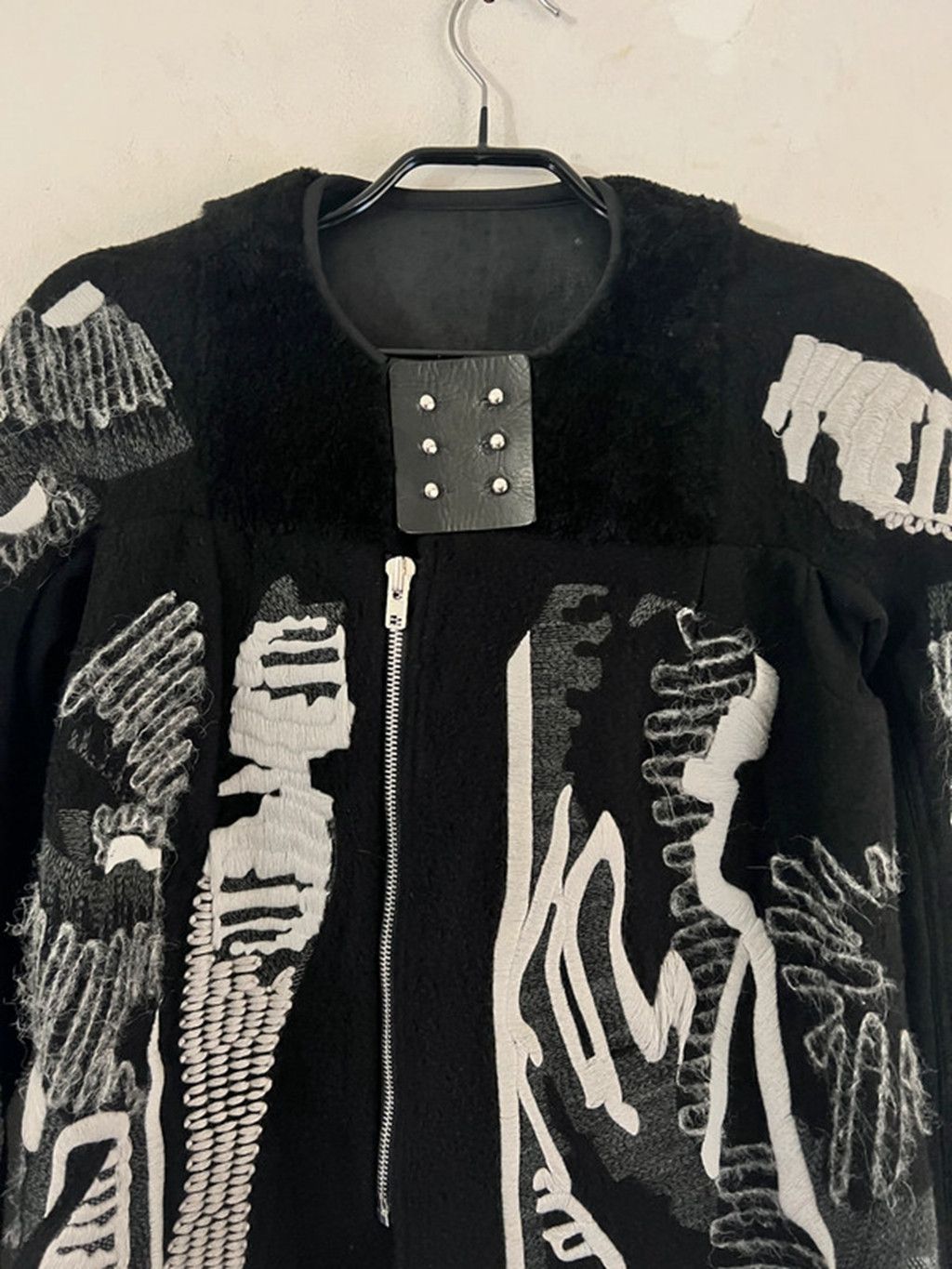 Rick Owens Rick Owens cashmere embroidered coat Size US S / EU 44-46 / 1 - 6 Thumbnail