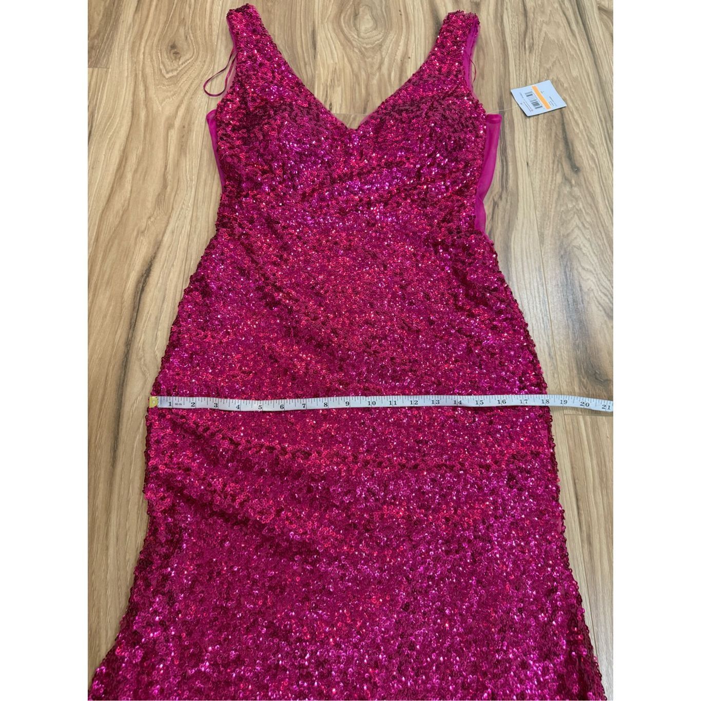 Other Morgan & Co New Chloé Sequined Gown Dress stretch Sz 7 fit s Size M / US 6-8 / IT 42-44 - 12 Thumbnail