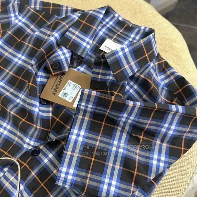 Burberry Burberry Short Sleeve Checkered Cotton Shirt. Size US S / EU 44-46 / 1 - 5 Thumbnail