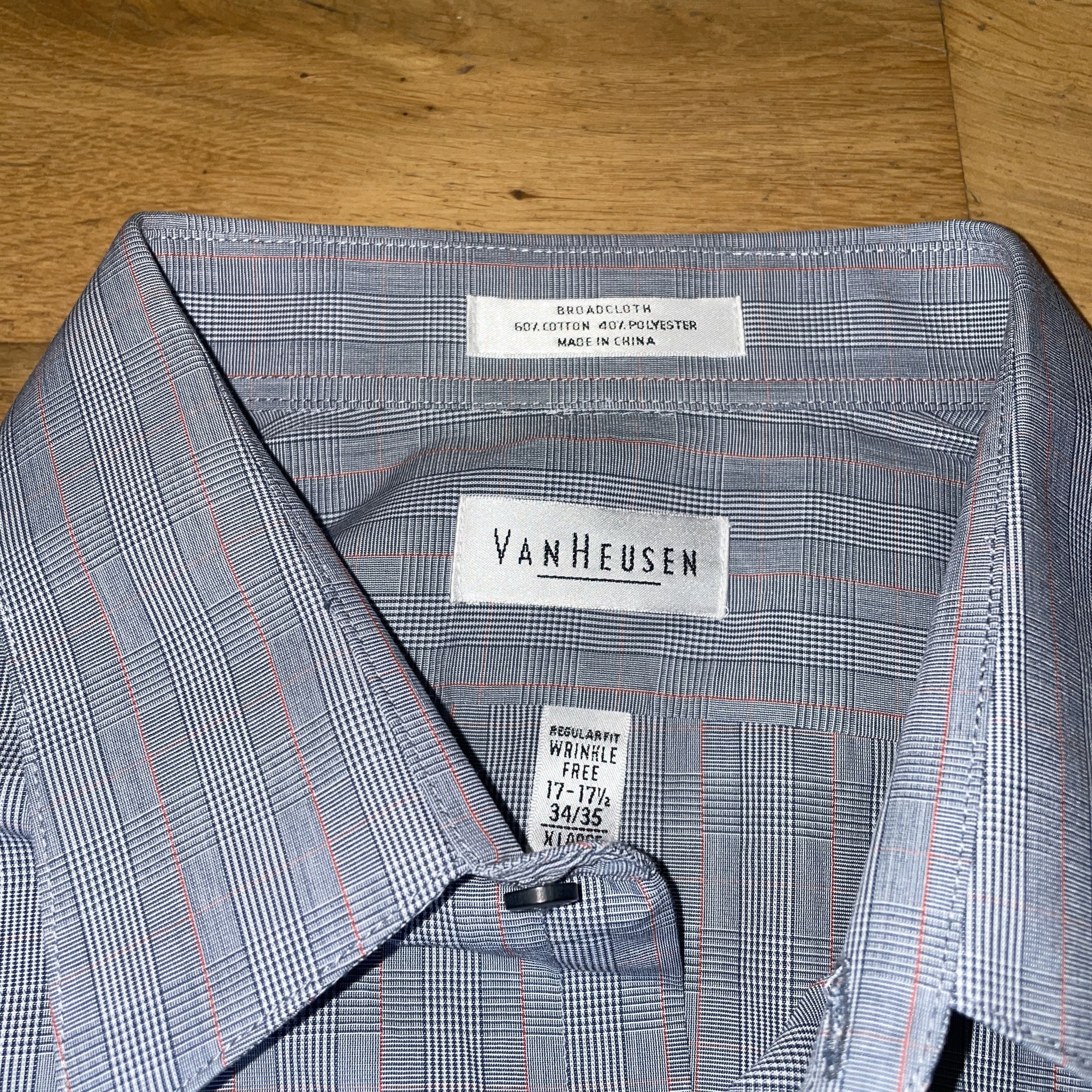 Van Heusen Van Heusen Men's Elegant Cotton Shirt Size XL - New - Tags Size US XL / EU 56 / 4 - 2 Thumbnail