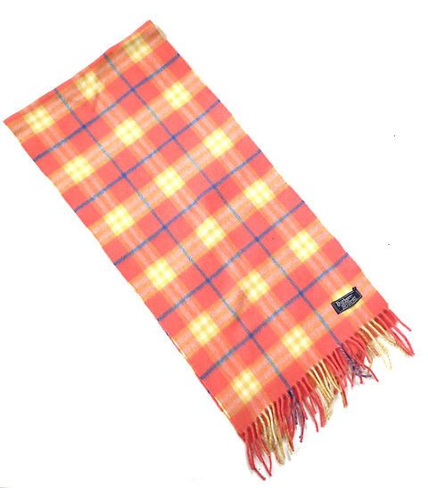 Burberry × Vintage 🔥 Vintage Burberry Cashmere Checked Scarf Size ONE SIZE - 5 Thumbnail
