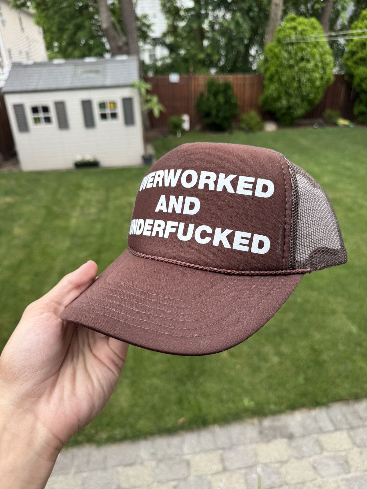 Other Overworked Foam Trucker Hat Size ONE SIZE - 3 Thumbnail