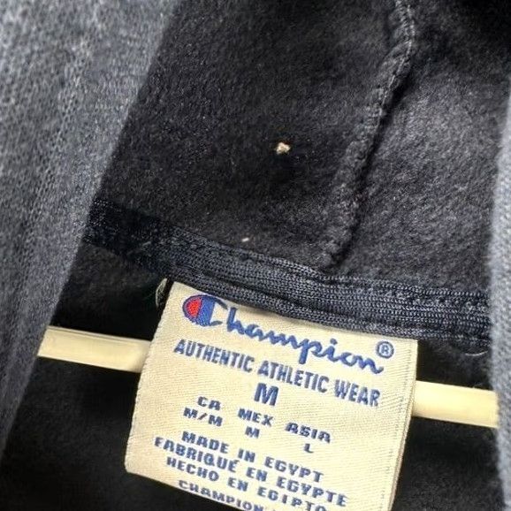 Champion Champion Hoodie Mens Medium Navy Graphic Print Pullover Sweatshirt New Q8 Size US M / EU 48-50 / 2 - 5 Thumbnail