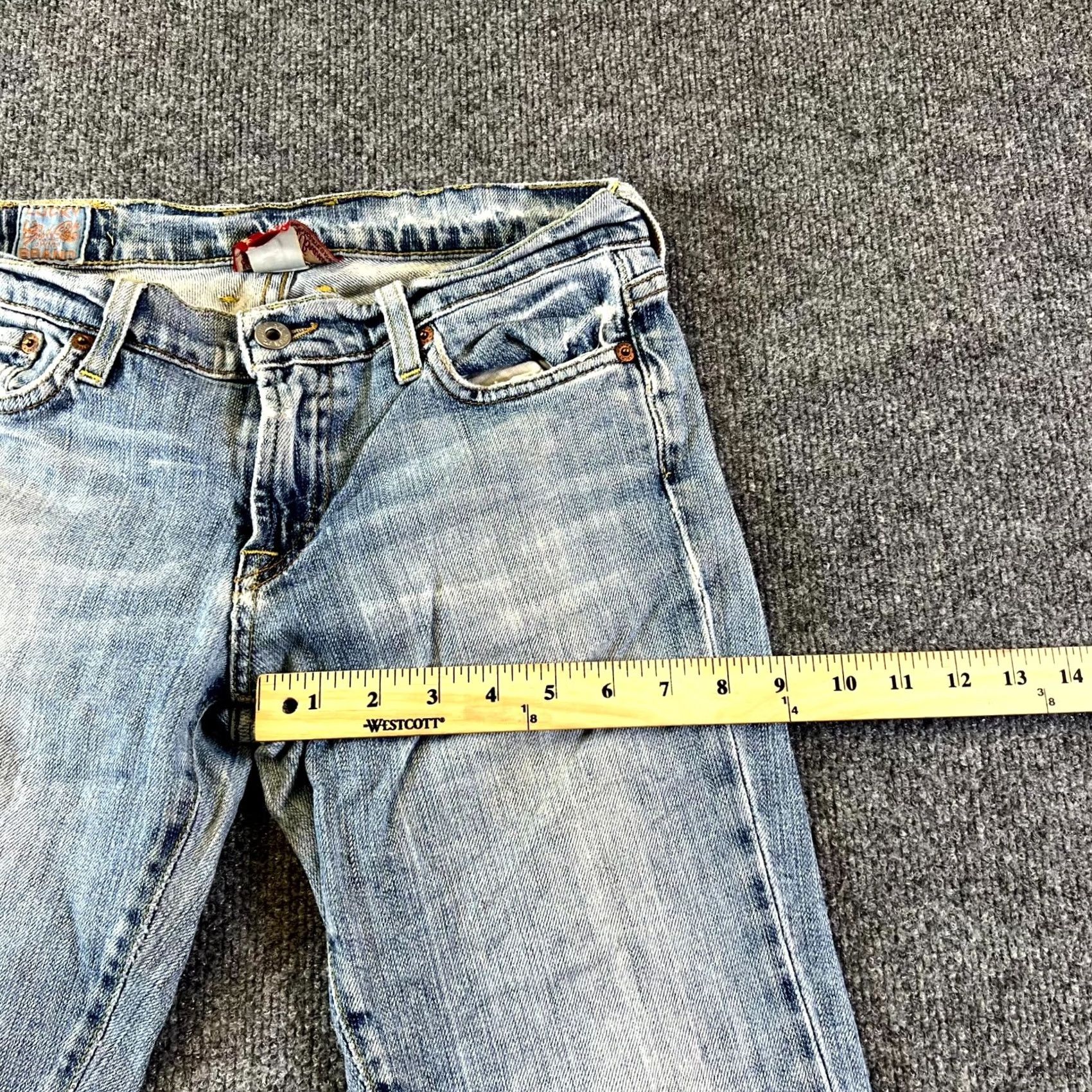Lucky Brand Lucky Brand Sundown Straight Jeans Women's Blue 4/27 Denim Cotton Retro 90s Vintage Size 27" / US 4 / IT 40 - 5 Thumbnail