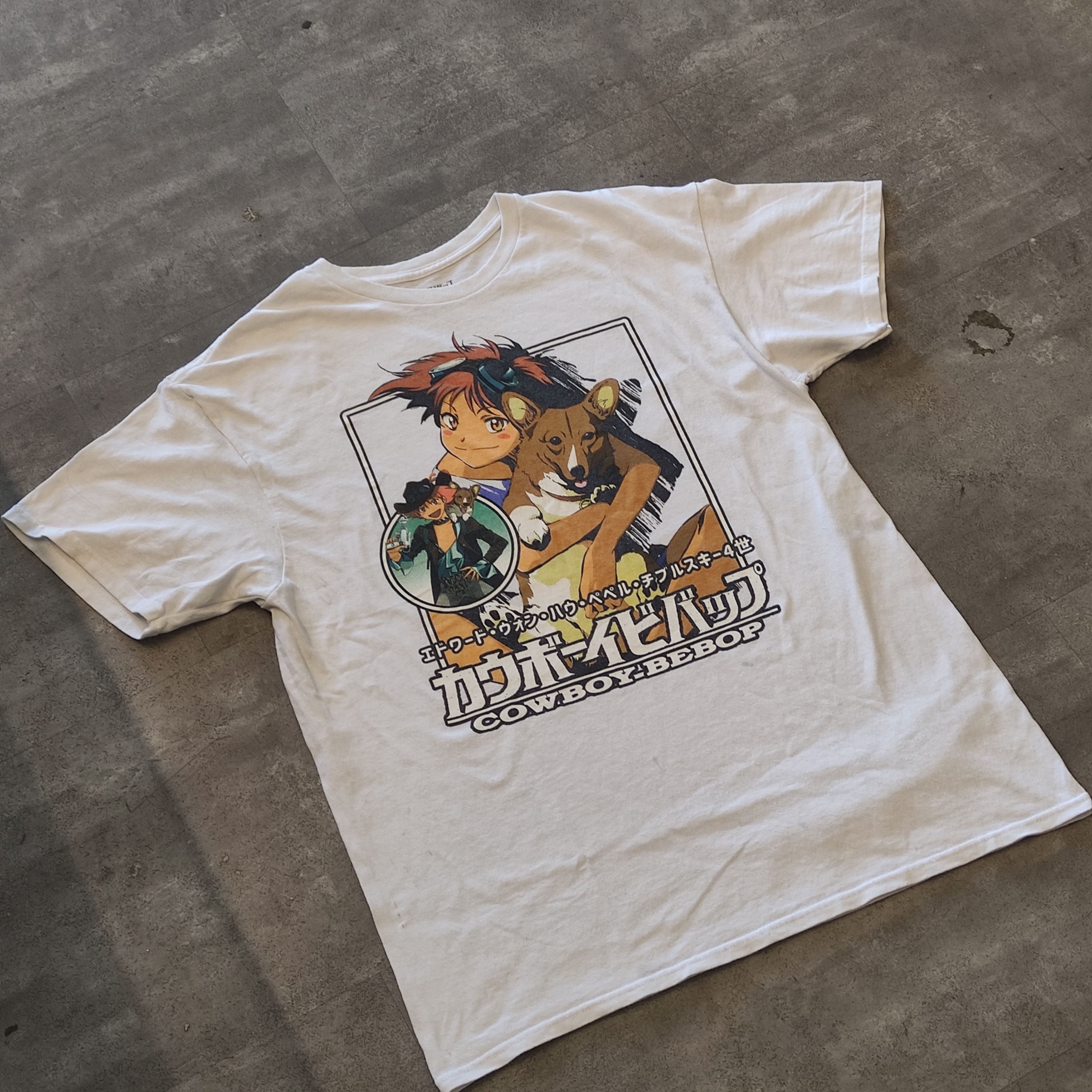 Anime Ed & Ein from Cowboy Bebop Size US L / EU 52-54 / 3 - 4 Thumbnail