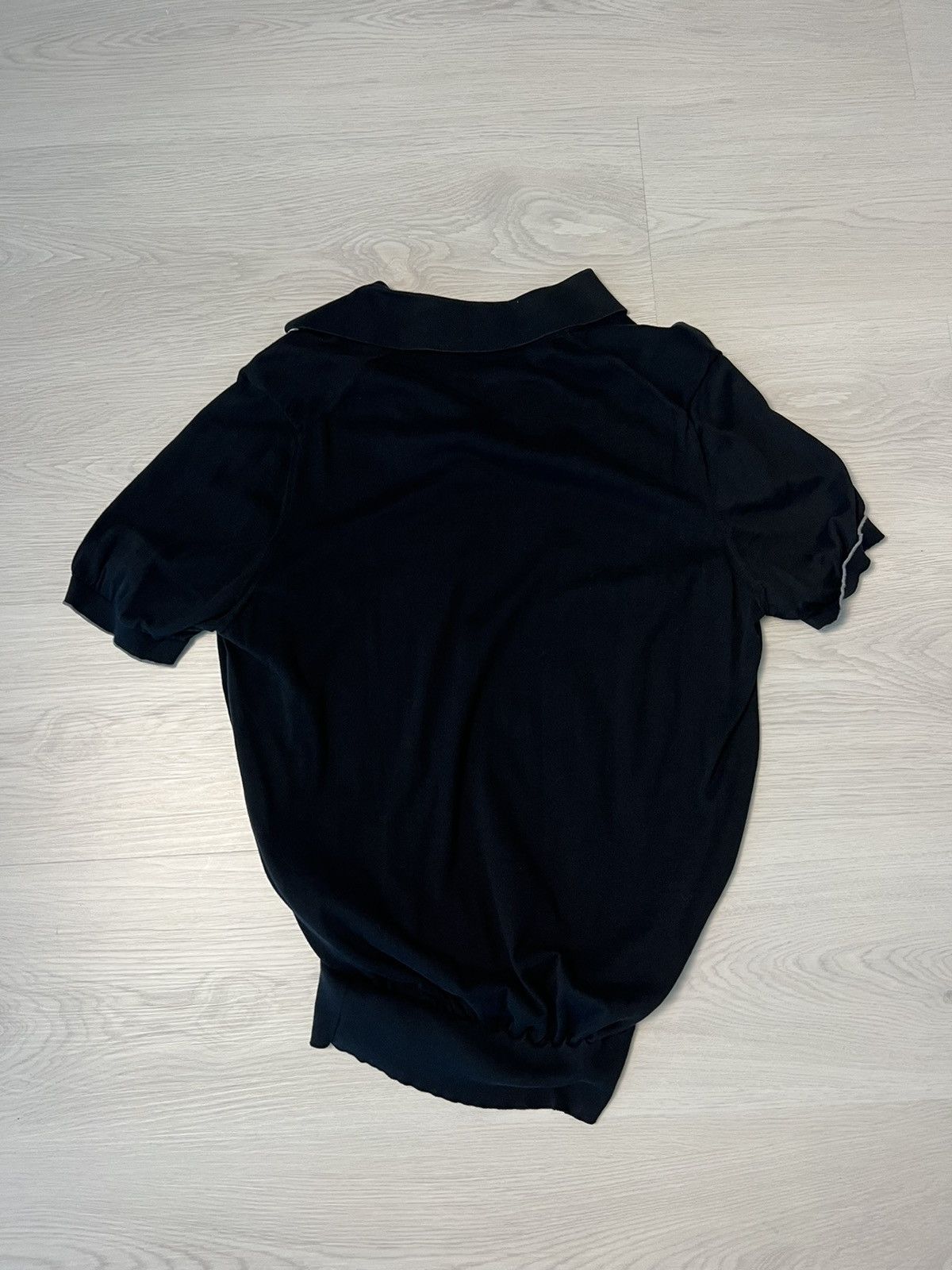 Brunello Cucinelli Brunello Cucinelli black knit T-shirt Size US XL / EU 56 / 4 - 5 Thumbnail