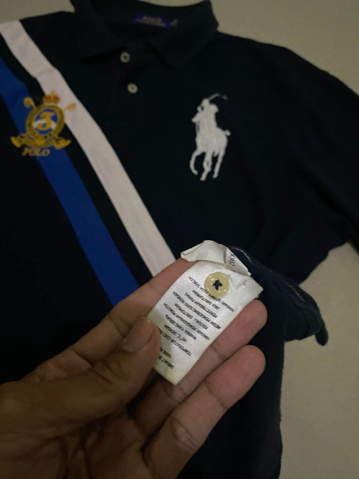 Polo Ralph Lauren × Vintage Vintage Polo Shirt By Polo Ralph Lauren Size US XL / EU 56 / 4 - 2 Thumbnail