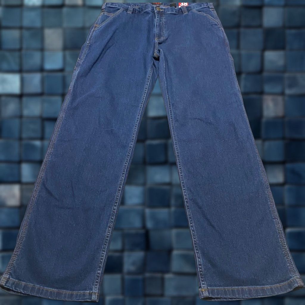 Vintage NWT Wolverine Jeans 38x34 Blue Straight Steelhead Stretch Work Classic New Mens Denim Shirt? Size US 38 / EU 54 - 1 Thumbnail