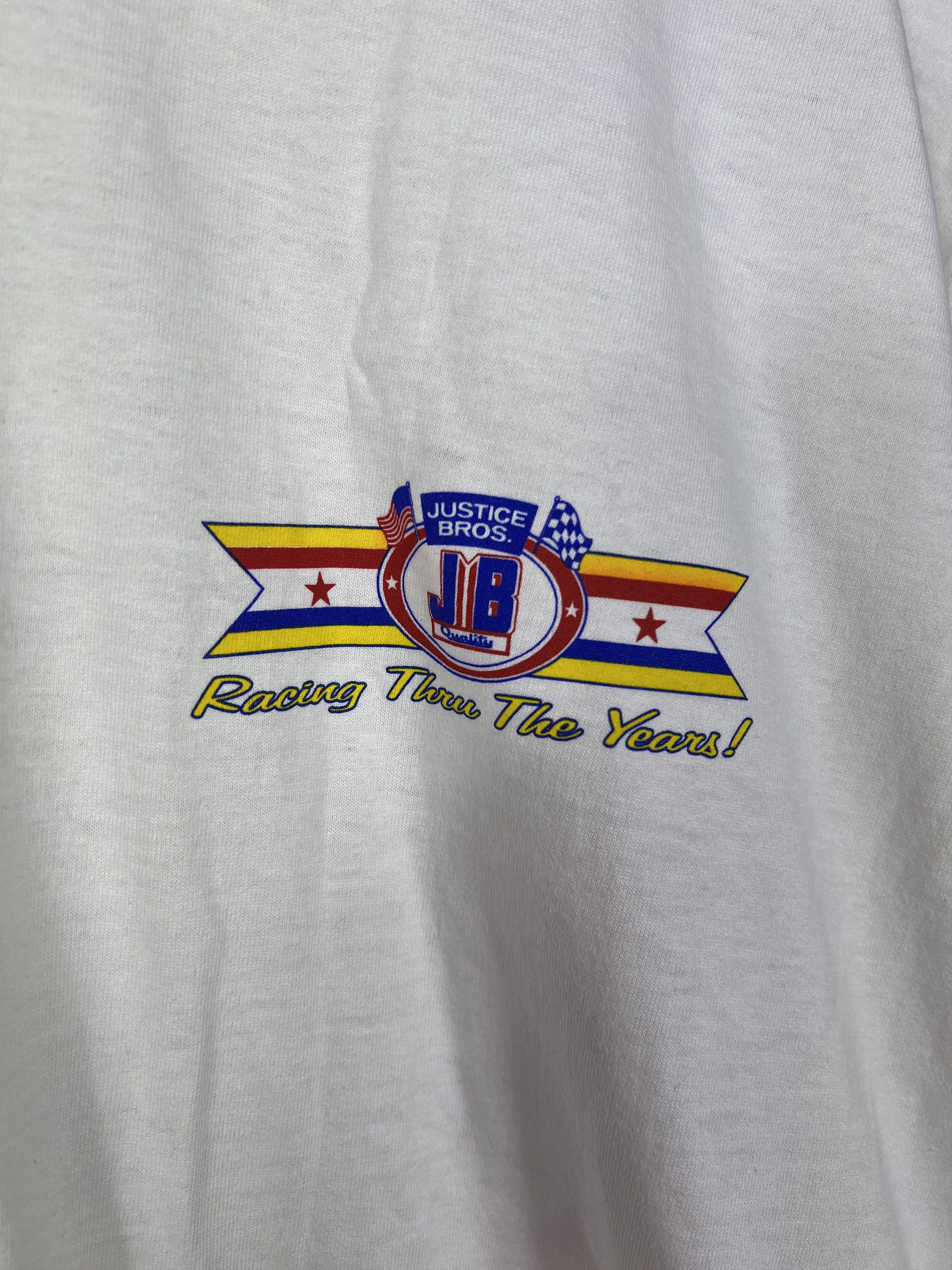 Other VINTAGE RACING JUSTICE BROTHERS 90S T SHIRT Size US XL / EU 56 / 4 - 5 Thumbnail