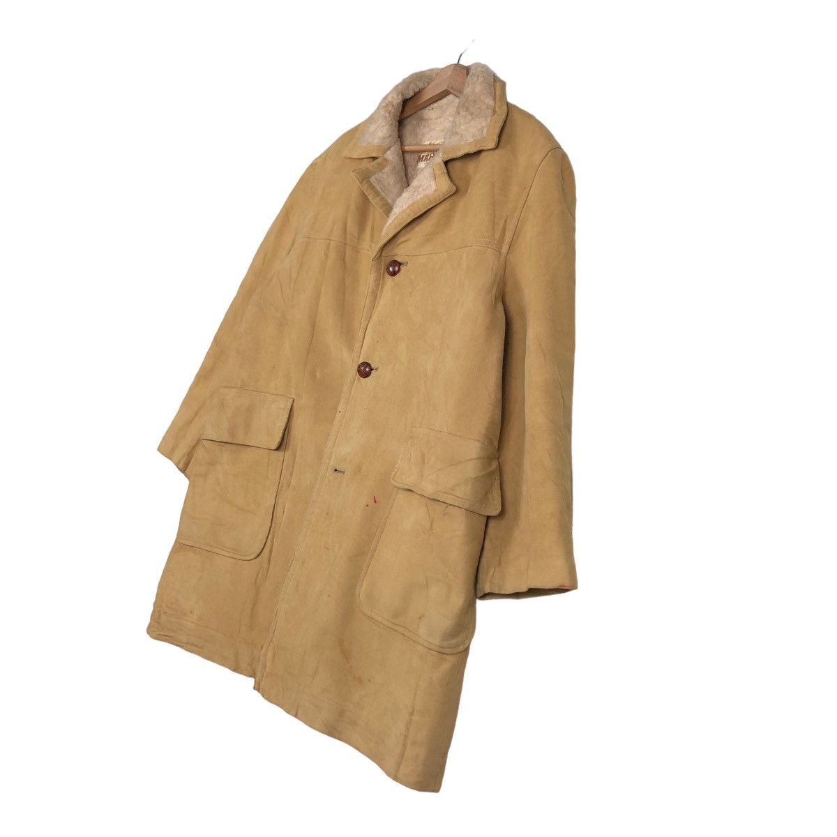Issey Miyake Vintage Biker Jacket Big Pocket Shearling Fur Lining Martin Size US XL / EU 56 / 4 - 2 Thumbnail
