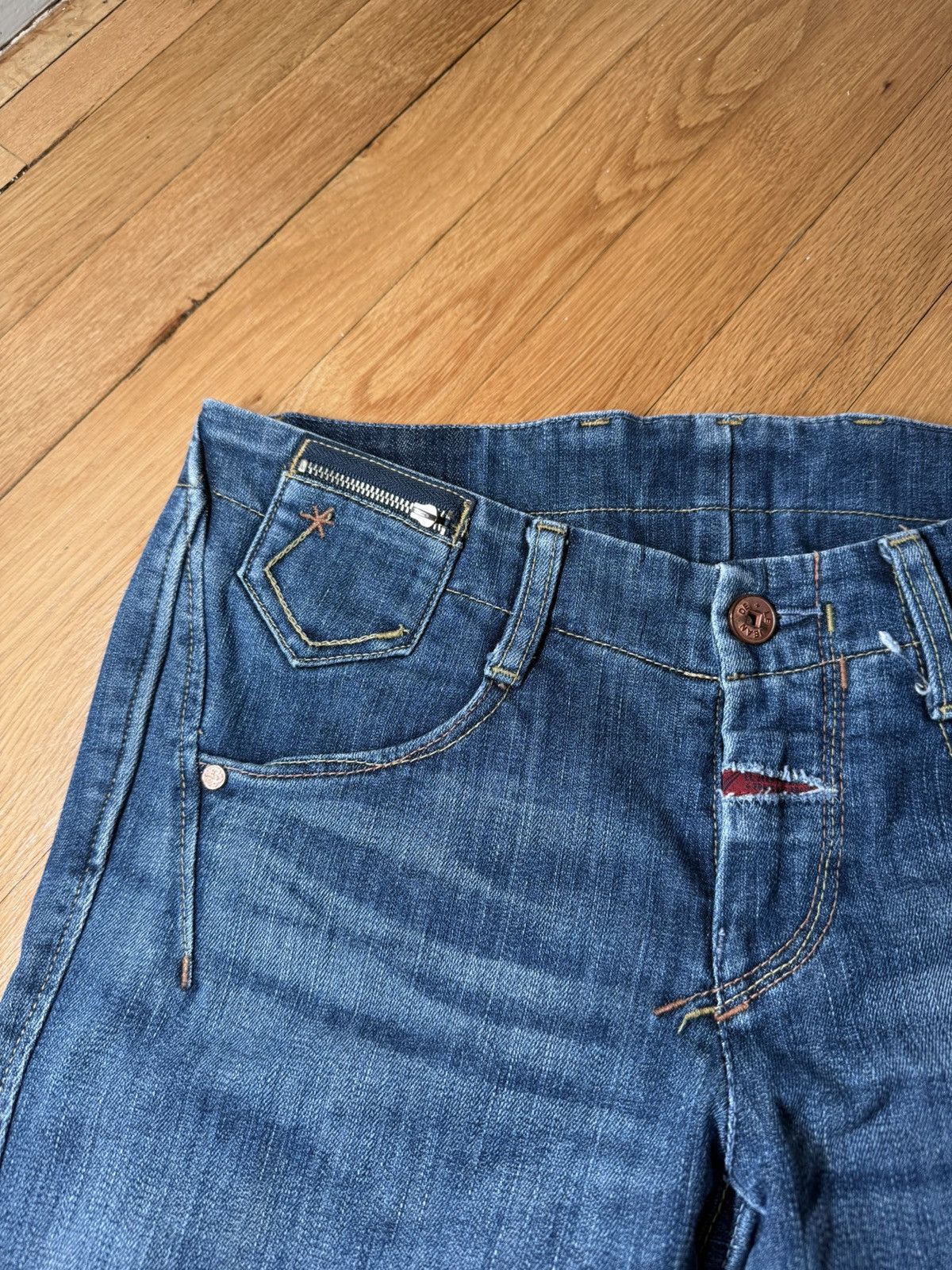 Marithe + Francois Girbaud Marithe Francois Girbaud Star Embroidered Western Denim Size US 30 / EU 46 - 6 Thumbnail