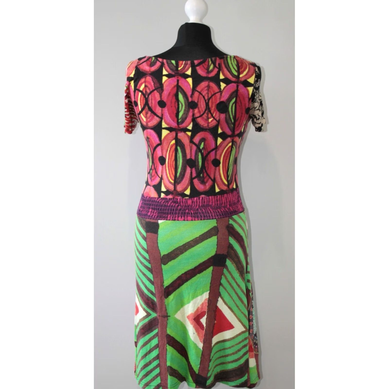 Desigual Desigual womens dress Multicoloured Size M (with defect) Size M / US 6-8 / IT 42-44 - 2 Thumbnail