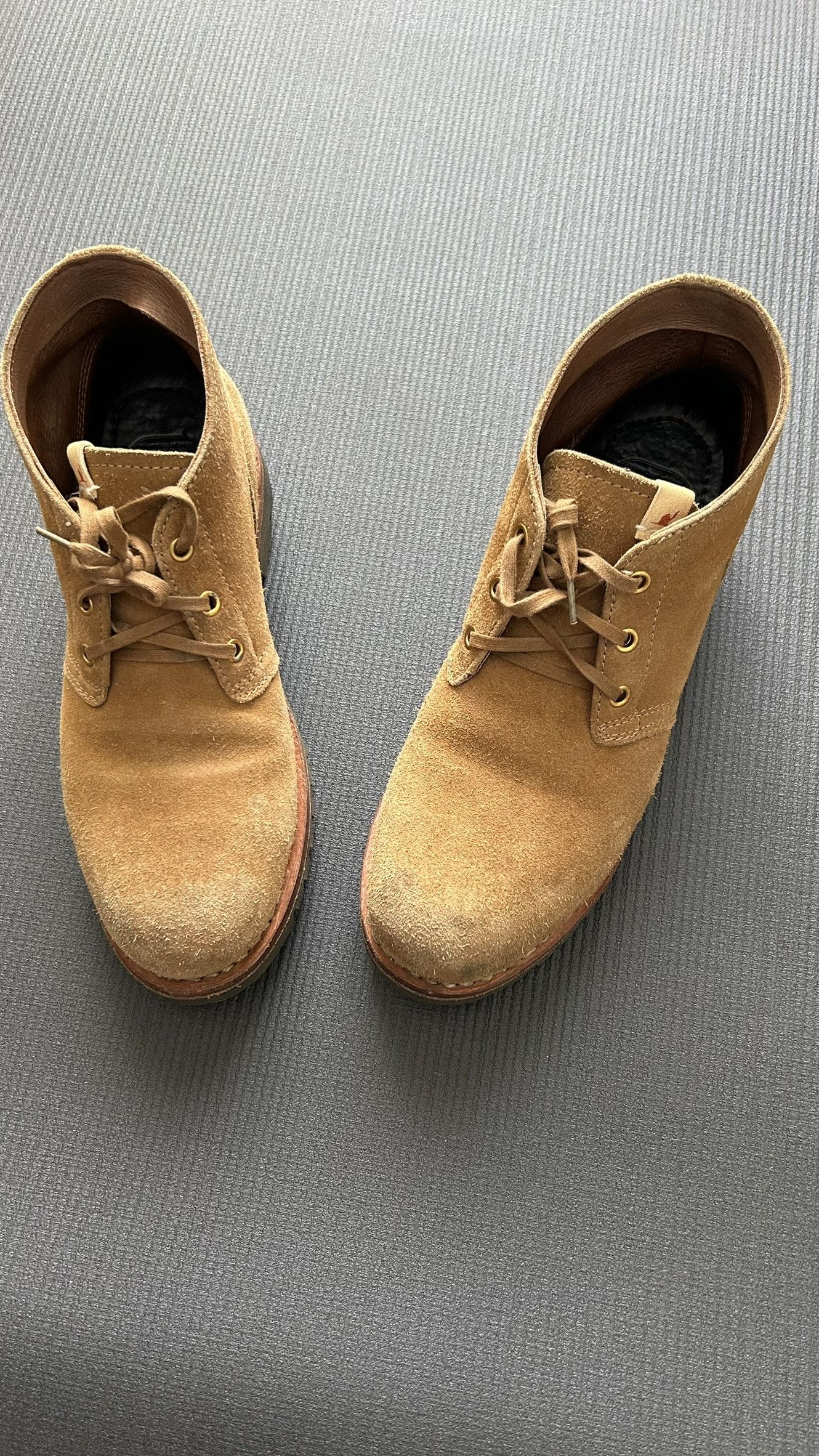 image of Visvim Willys Boots Mid-Folk F.i.l. Exclusive . Us8.5 in Camel, Men's