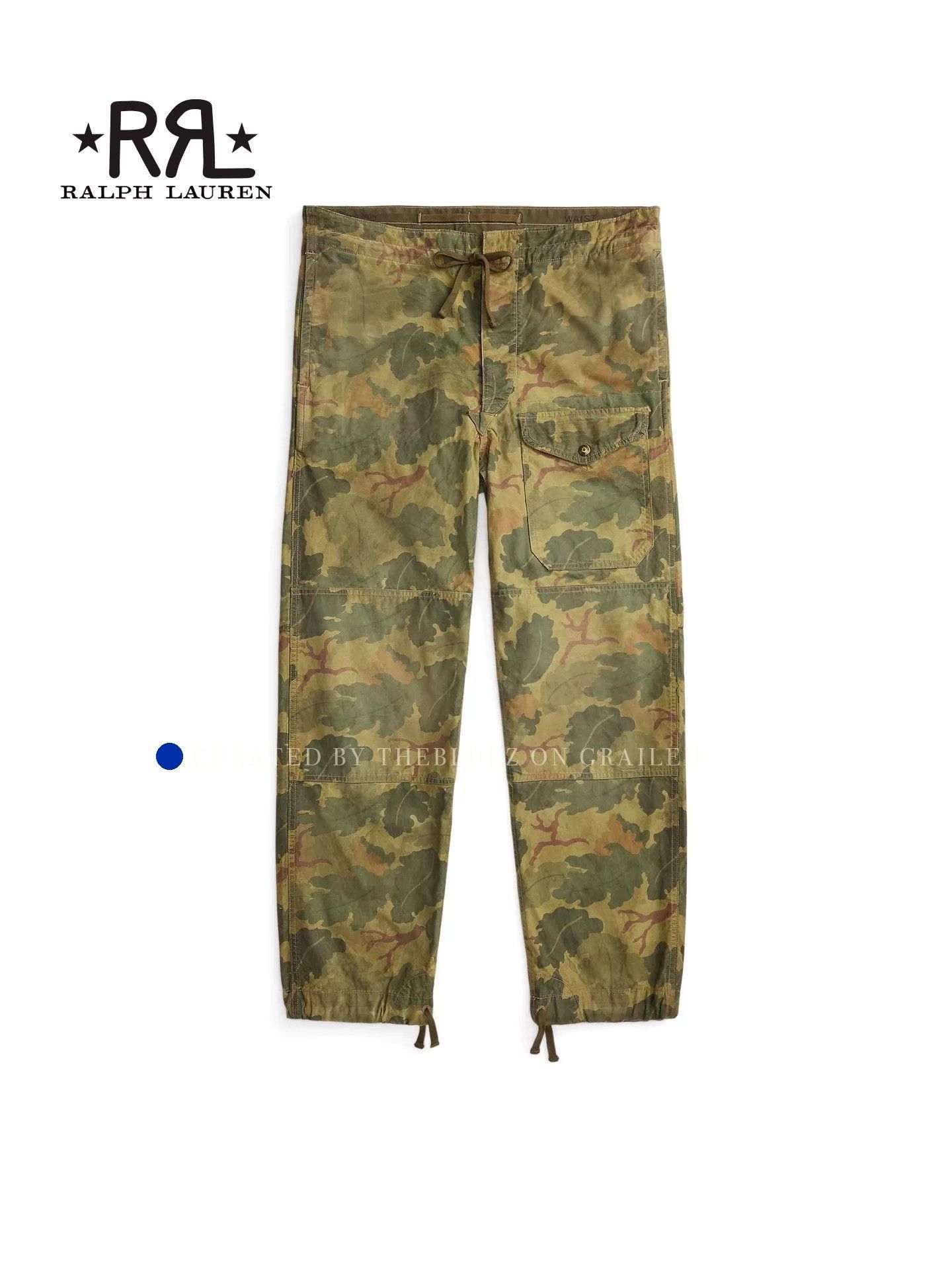 RRL Ralph Lauren Spring Ranger Camo Cargo Pants Size US 30 / EU 46 - 1 Thumbnail