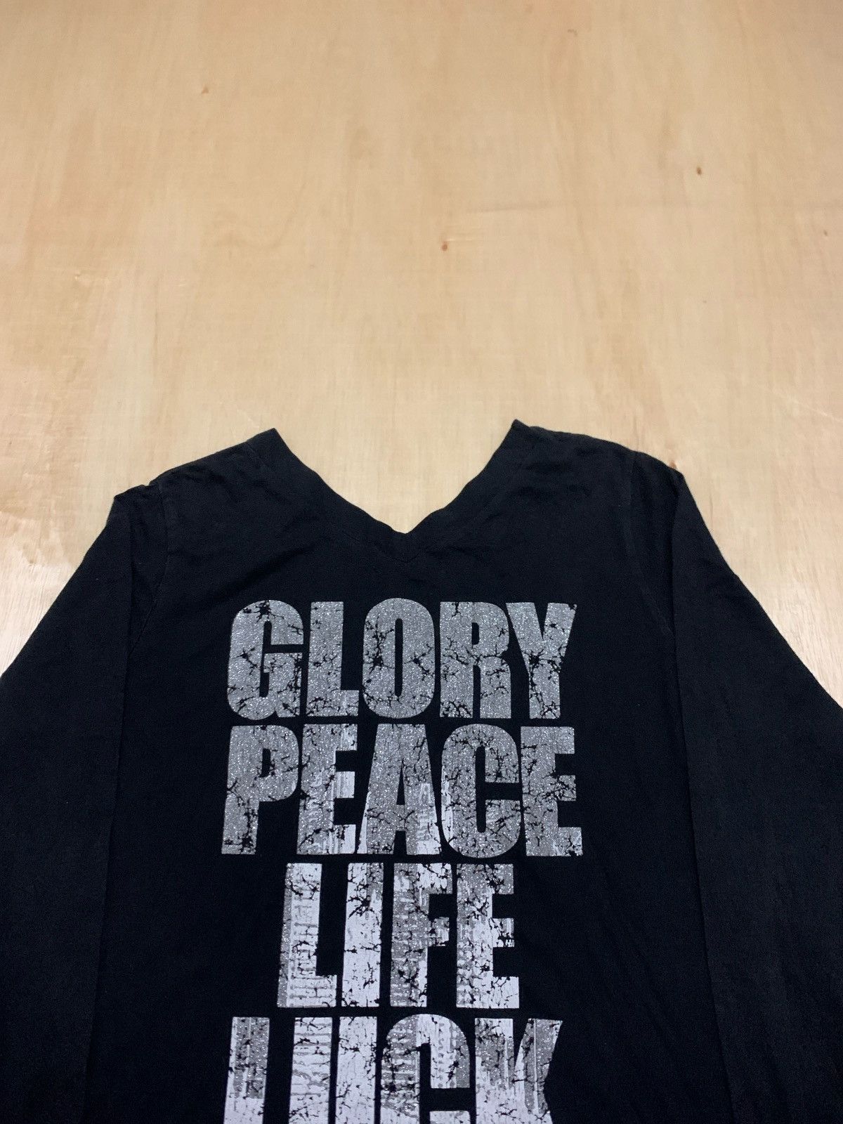 Hysteric Glamour × If Six Was Nine × Japanese Brand Y2k Glory Peace Life luck Longsleeve Punk style Size US M / EU 48-50 / 2 - 4 Thumbnail