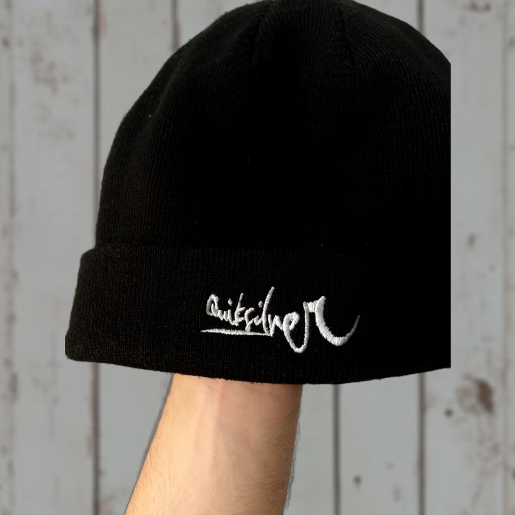 Quiksilver VINTAGE Quiksilver Hat OS Men Black 90s Y2K rare retro } Size ONE SIZE - 1 Thumbnail