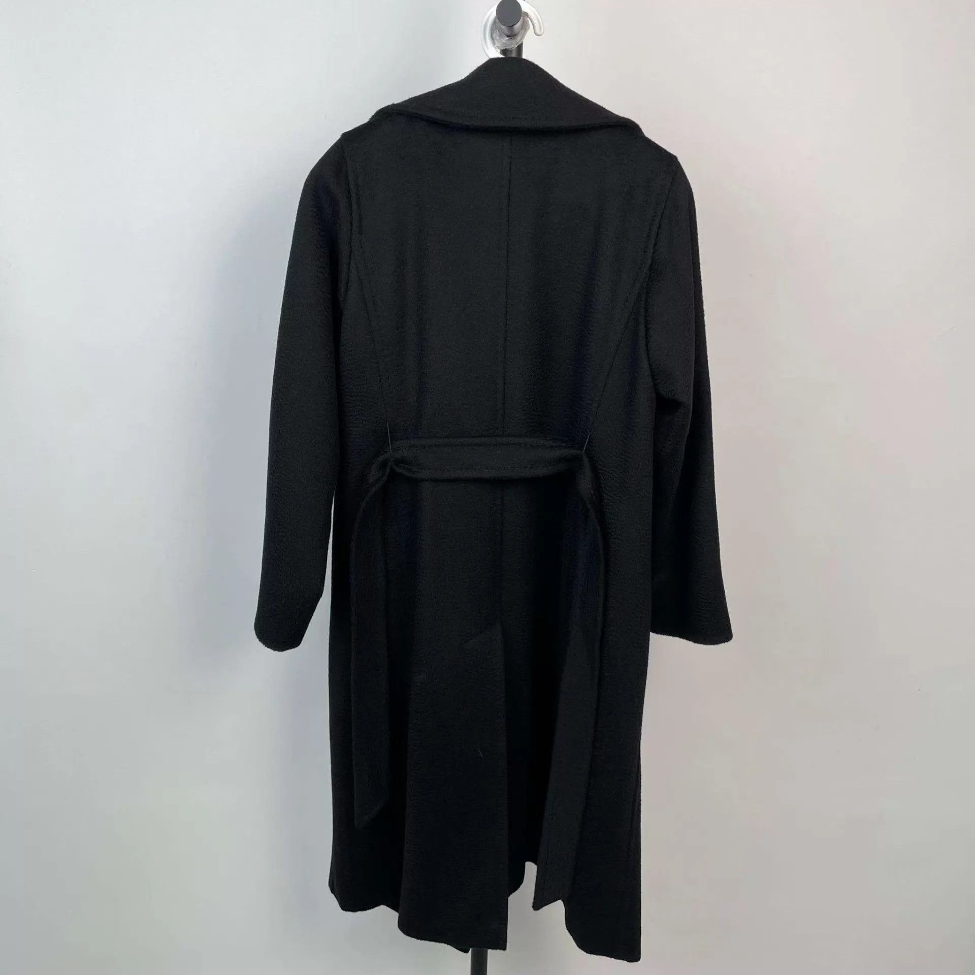 Max Mara MaxMara camel hair overcoat black size 150 Size XS / US 0-2 / IT 36-38 - 2 Thumbnail
