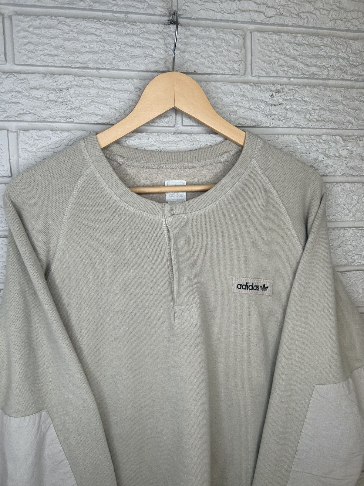 Adidas Vintage Adidas Wool Knit Sweater Size US L / EU 52-54 / 3 - 3 Thumbnail