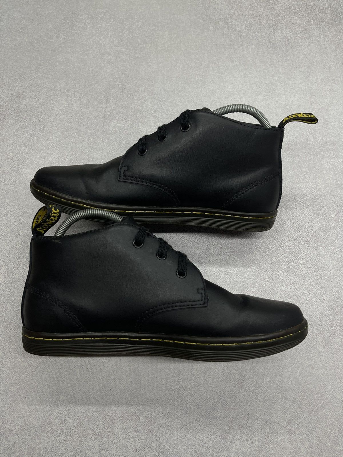 Dr. Martens Mens Dr Martens Leather Black Boots Size US 8 / EU 41 - 3 Thumbnail