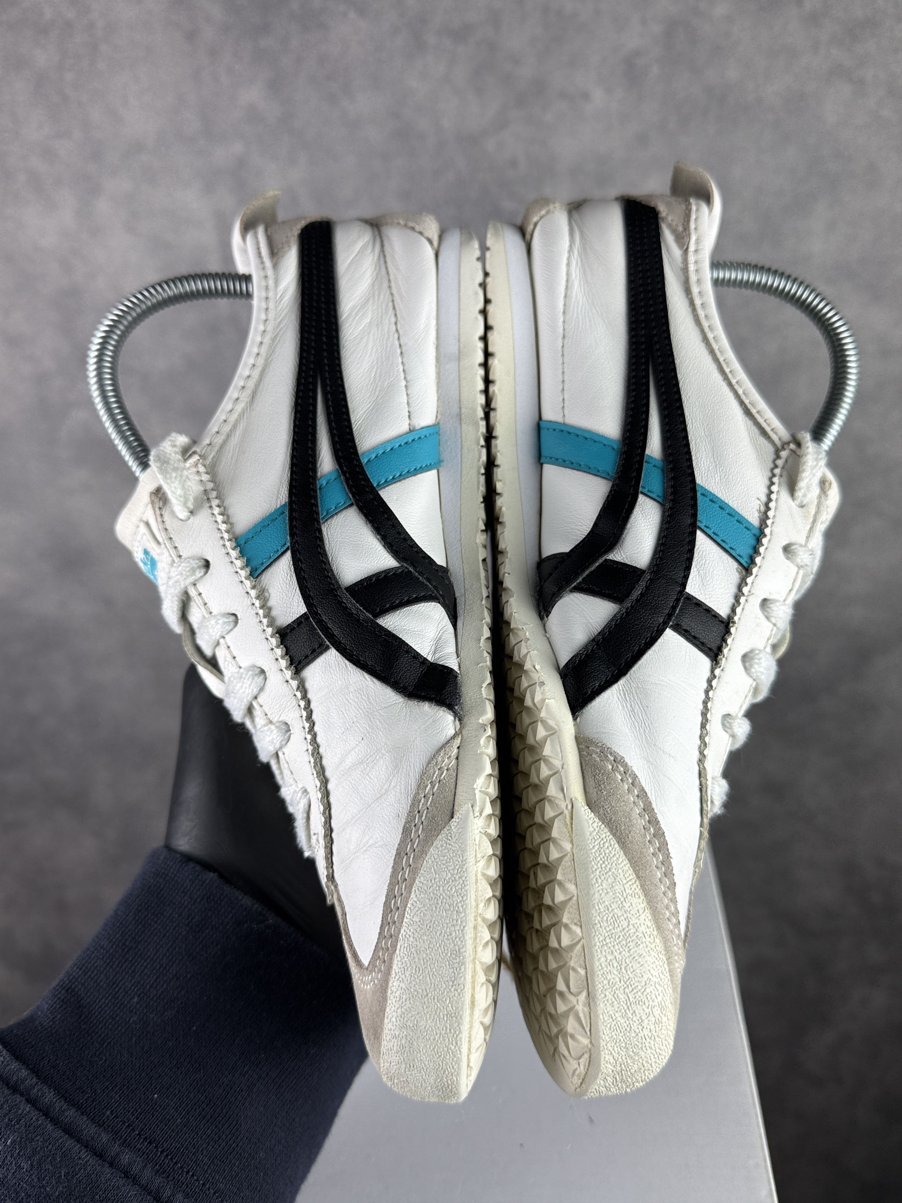 Onitsuka Tiger ASICS X Onitsuka Tiger low white black Y2K vintage leather Size US 7 / IT 37 - 7 Thumbnail