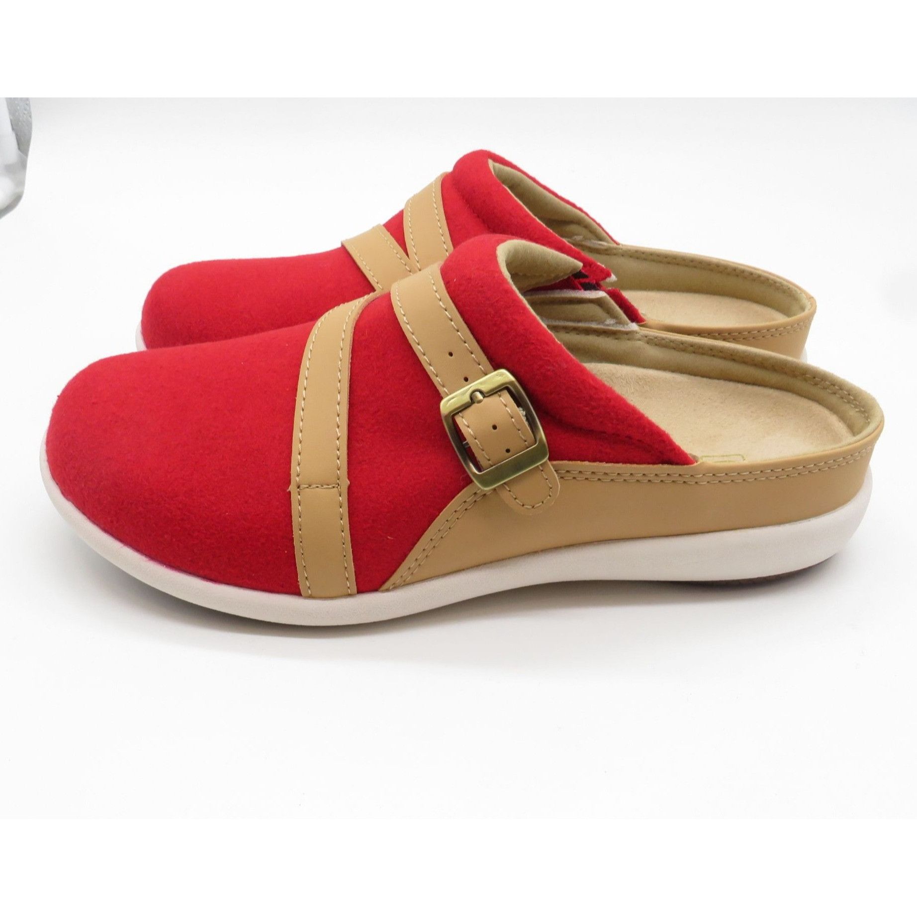 Other Spenco Women's 8D Orthotic Slip-On Red Clogs Adjustable Stra Size US 8 / IT 38 - 4 Thumbnail