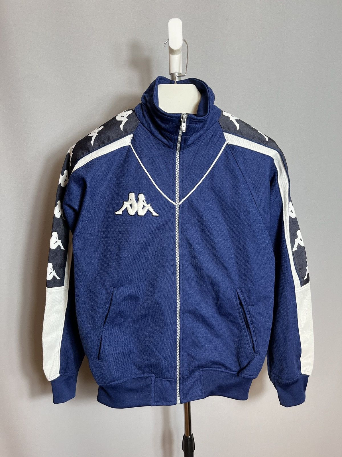 Kappa × Vintage Kappa track jacket mens vintage 90s blue Size US XS / EU 42 / 0 - 1 Thumbnail