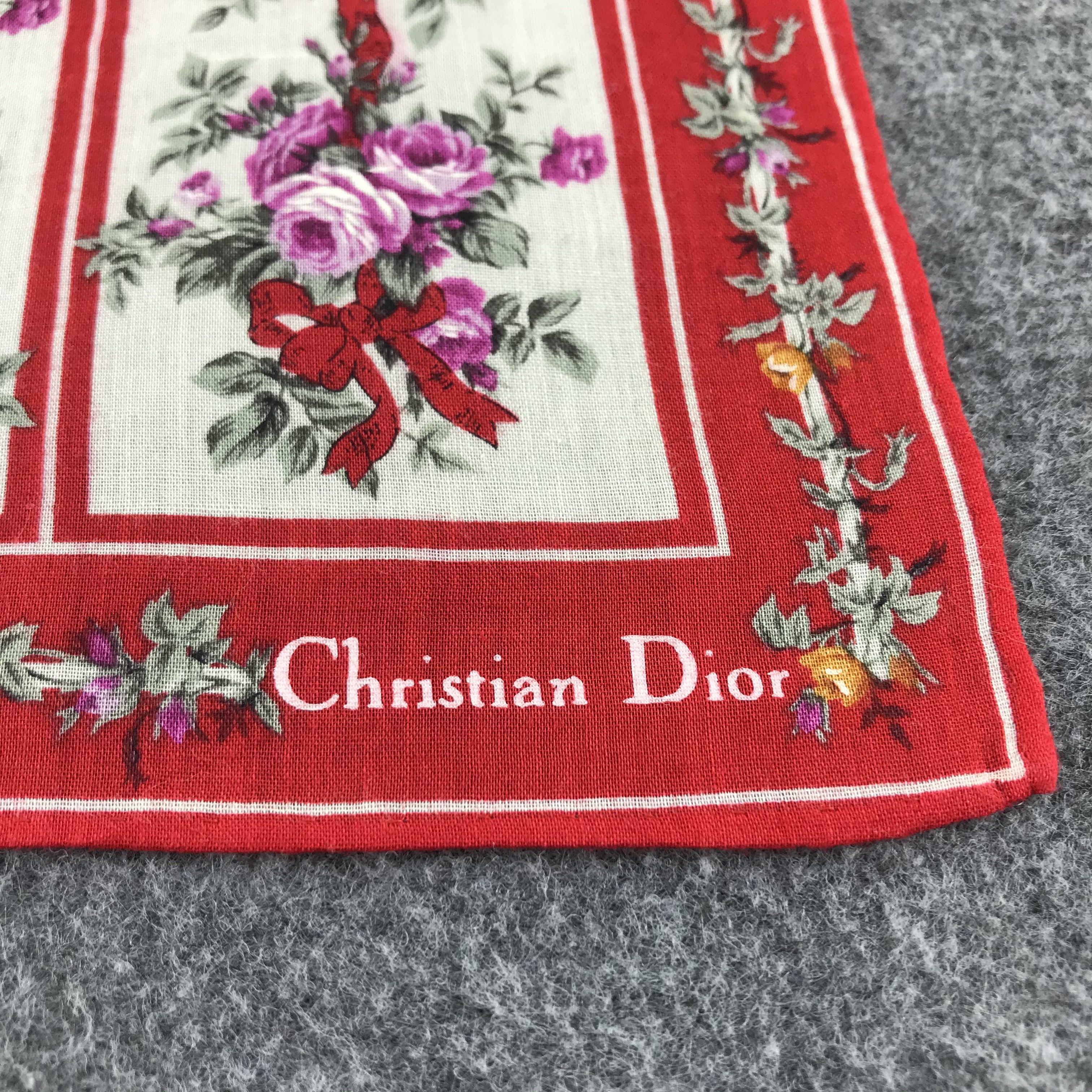 Christian Dior Monsieur Christian Dior Handkerchief Neckerchief Bandana H512 Size ONE SIZE - 4 Thumbnail