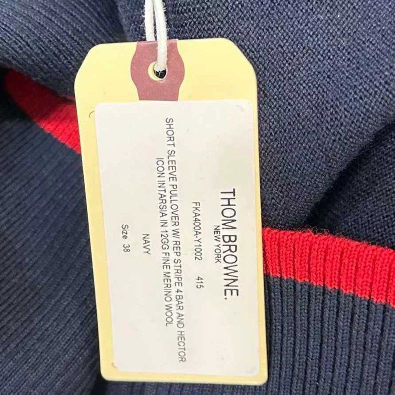 Thom Browne Thom Browne Sausage dog wool knit short sleeves Size US XS / EU 42 / 0 - 7 Thumbnail
