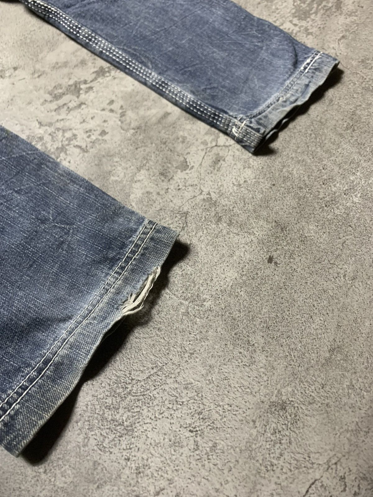 Japanese Brand 2000s Ba Tsu Studio - Rock Star Jeans DIY Paint-Splatter Size US 30 / EU 46 - 14 Thumbnail