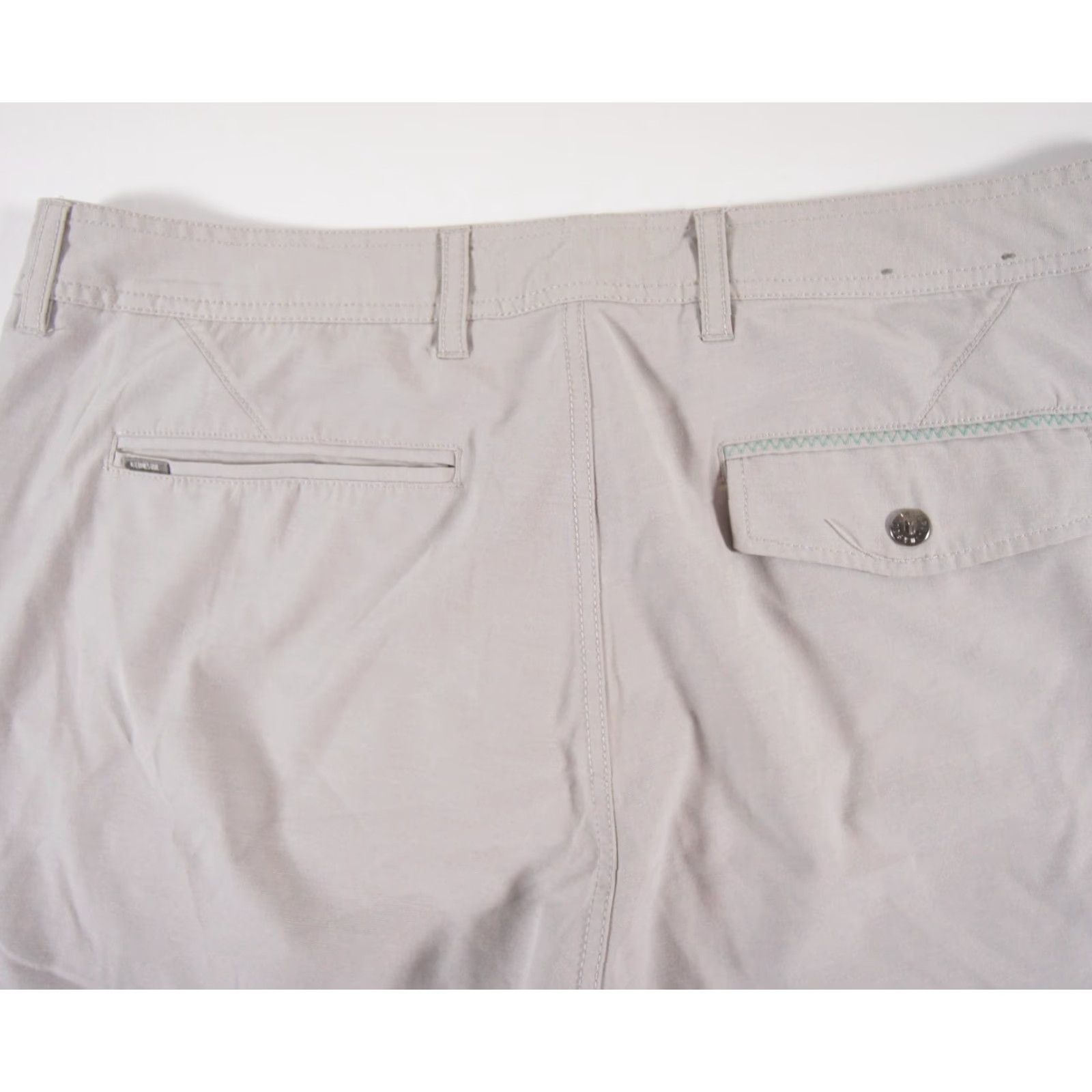 Vintage Linksoul Mens Shorts Chino 38 Gray 10" Stretch Casual Outdoor Regular Waist 38 Mens Size US 38 / EU 54 - 6 Thumbnail