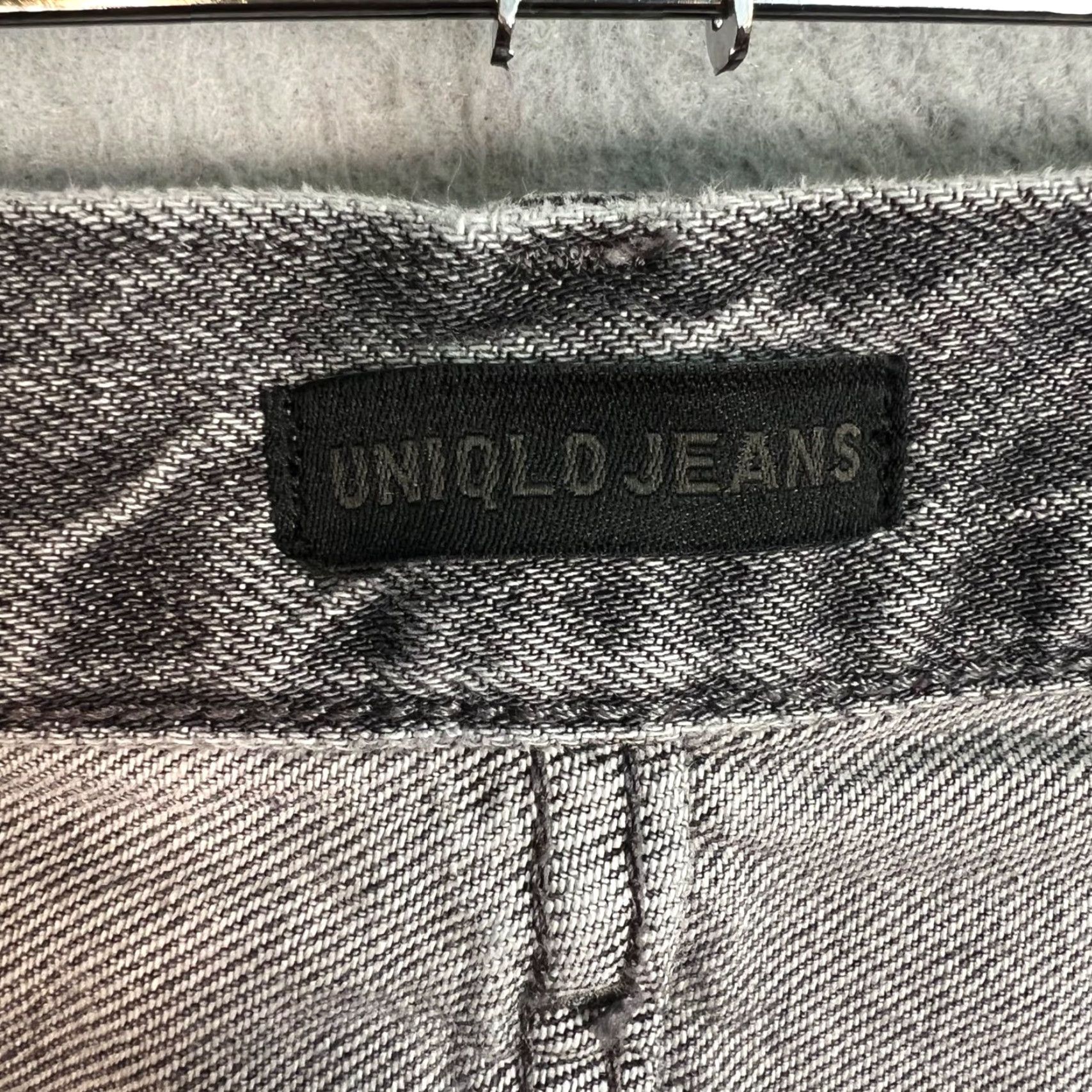 Uniqlo Uniqlo Womens Size 26 High-Waist Denim Jeans Gray Cotton Blend Tapered 5-Pocket Design Jeans Womens Pants Size 26" / US 2 / IT 38 - 3 Thumbnail