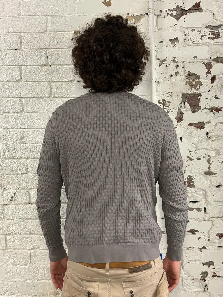 Emporio Armani AW2021 Emporio Armani Woven Grey Sweat Size US M / EU 48-50 / 2 - 2 Thumbnail