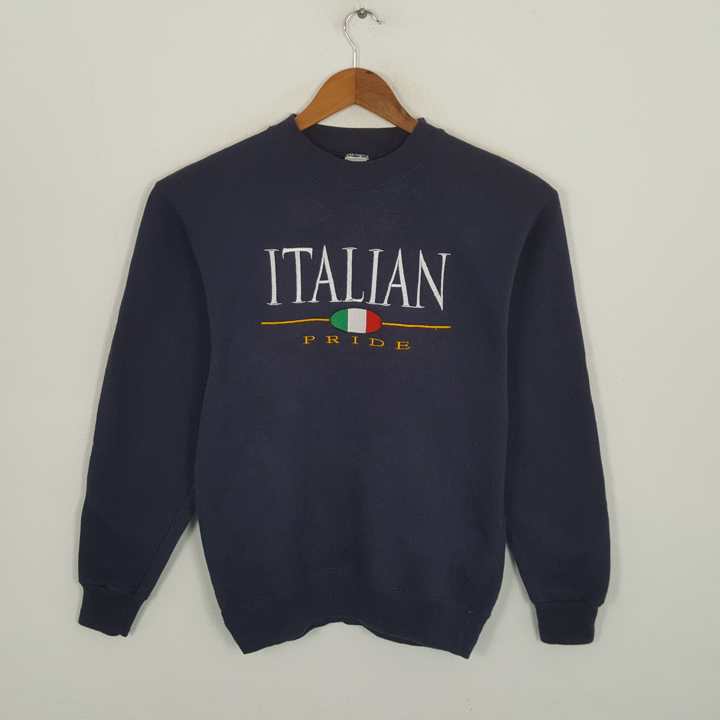 Vintage Vintage ITALIAN PRIDE Streetwear Style Promo Sweatshirts Size US S / EU 44-46 / 1 - 1 Thumbnail