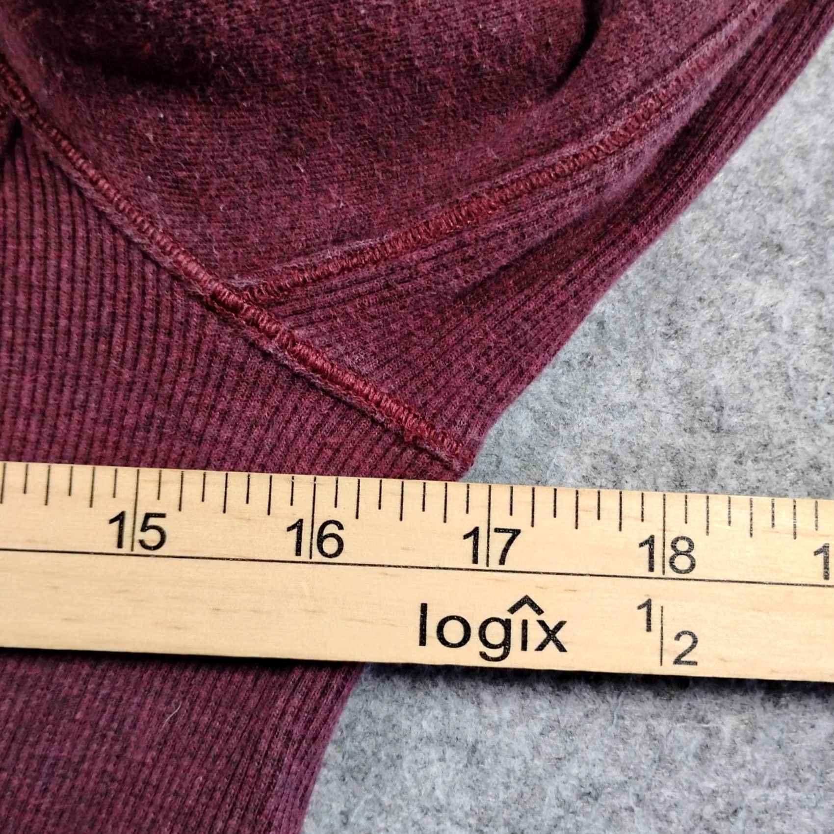 Lululemon Lululemon Hoodie Pullover Activewear Maroon Heathered Wine Size 2 Size XS / US 0-2 / IT 36-38 - 5 Thumbnail