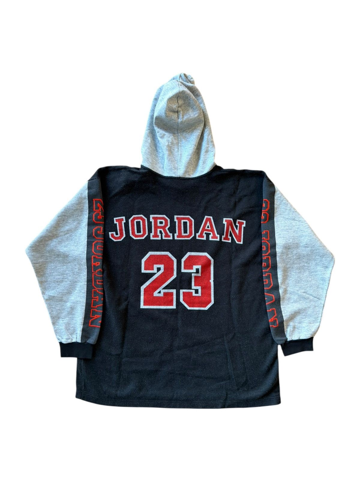 Vintage *RARE* VINTAGE 90s MICHAEL JORDAN NBA BASKETBALL HOODIE Size US XL / EU 56 / 4 - 6 Thumbnail