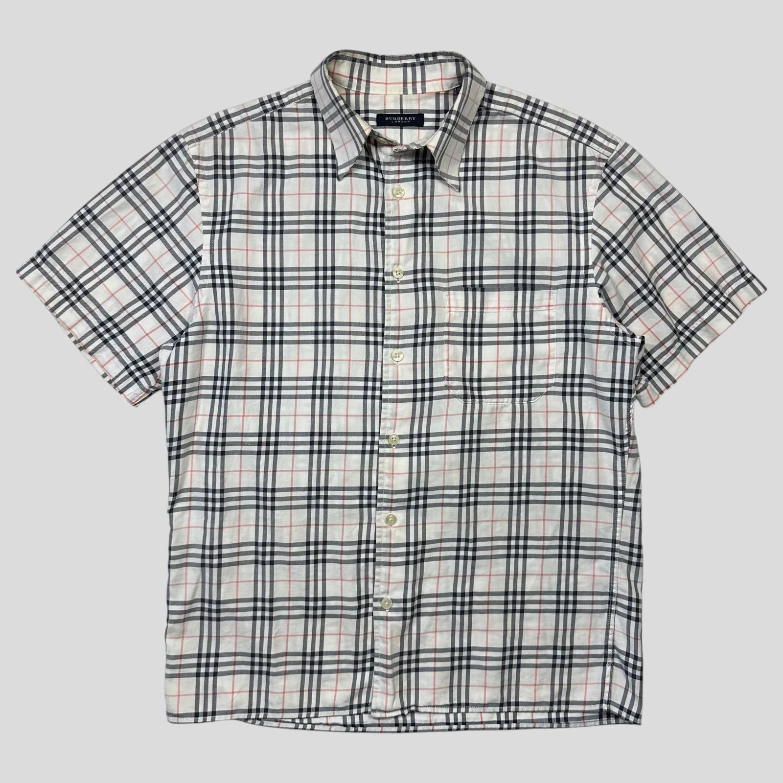 Burberry Burberry Made in UK Grey Nova Check Shirt - S Size US S / EU 44-46 / 1 - 1 Thumbnail