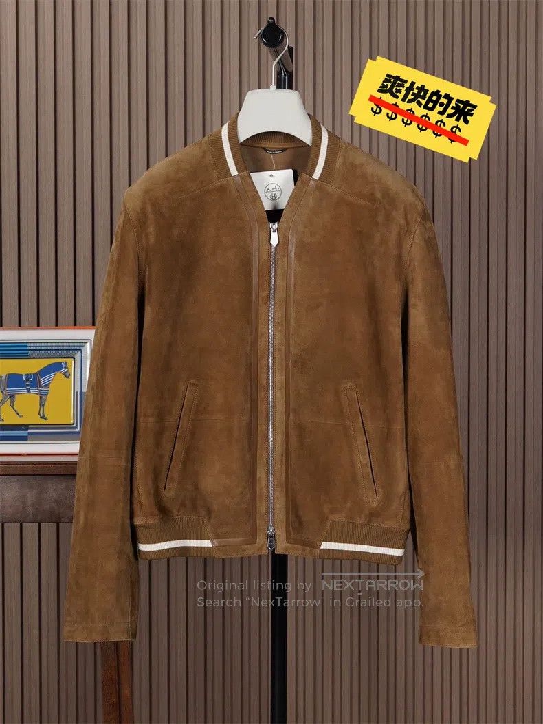 Hermes Hermes Autumn and Winter Caramel Color Baseball Leather Ja Size US M / EU 48-50 / 2 - 1 Thumbnail