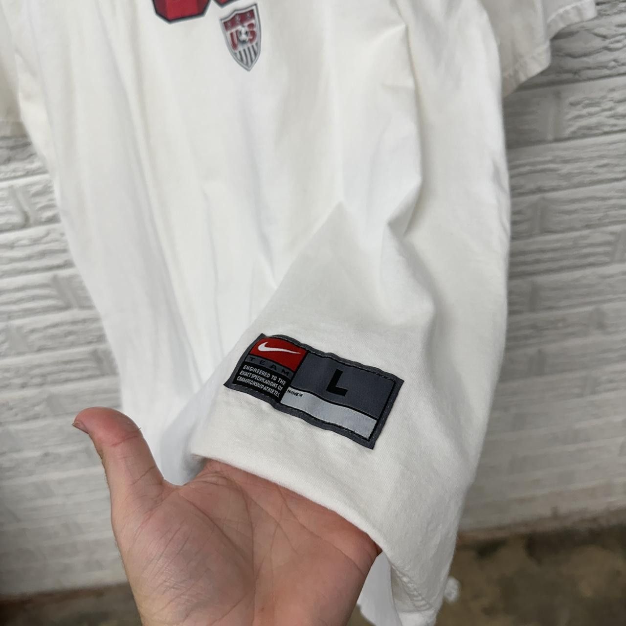 Nike Y2K Nike USA Soccer White Tee Shirt Large Size US XL / EU 56 / 4 - 5 Thumbnail