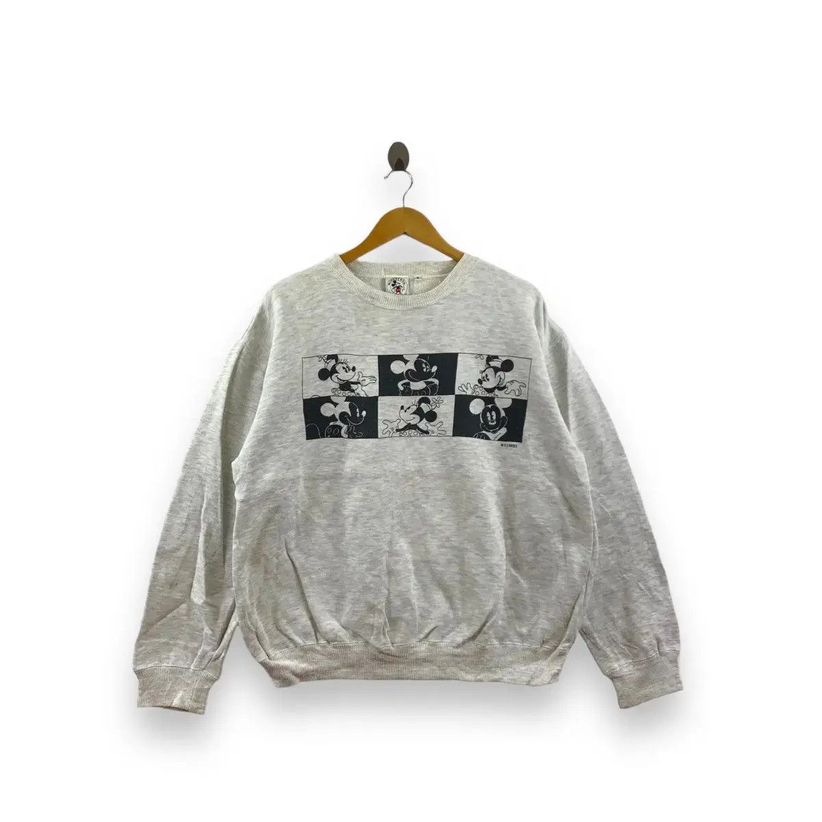 Disney Vintage 90’ DISNEY MICKEY MINNIE MOUSE Love Sweatshirt Size M / US 6-8 / IT 42-44 - 1 Thumbnail
