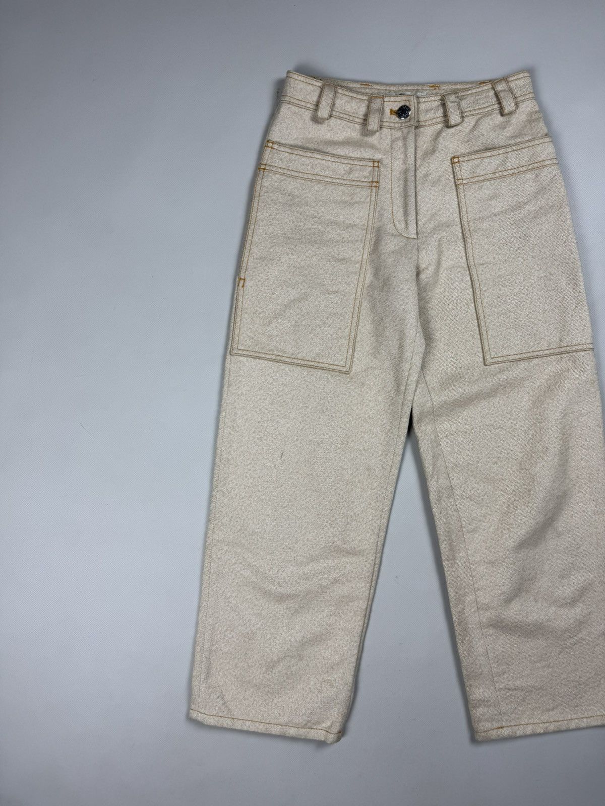 Acne Studios Acne Studios Milford W AS PAW 16 Cropped Work Trousers Jeans Size 24" / US 00 / IT 34 - 2 Thumbnail