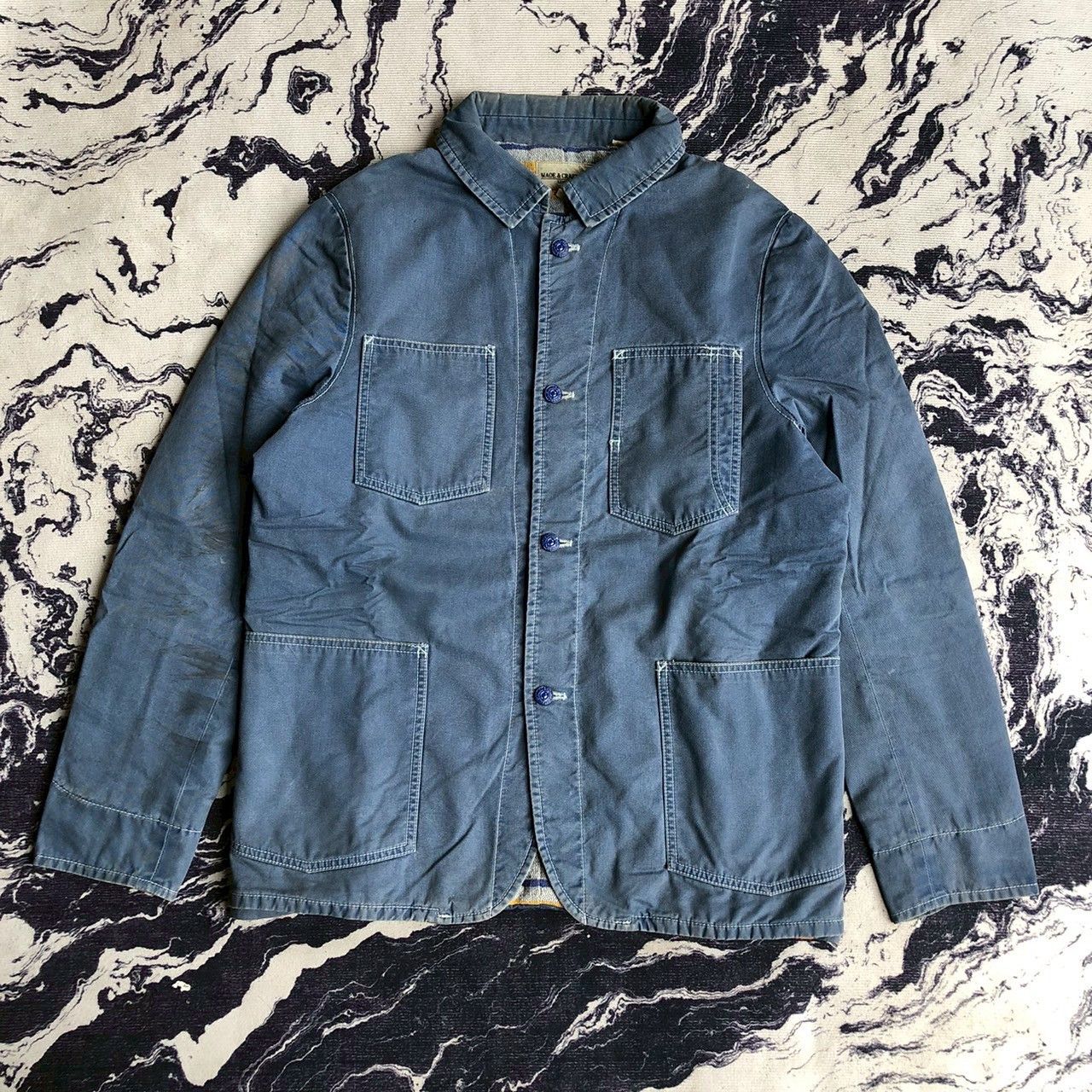 Levi's Made & Crafted Levi’s Made & Crafted Blue Work Jacket Size US M / EU 48-50 / 2 - 2 Thumbnail
